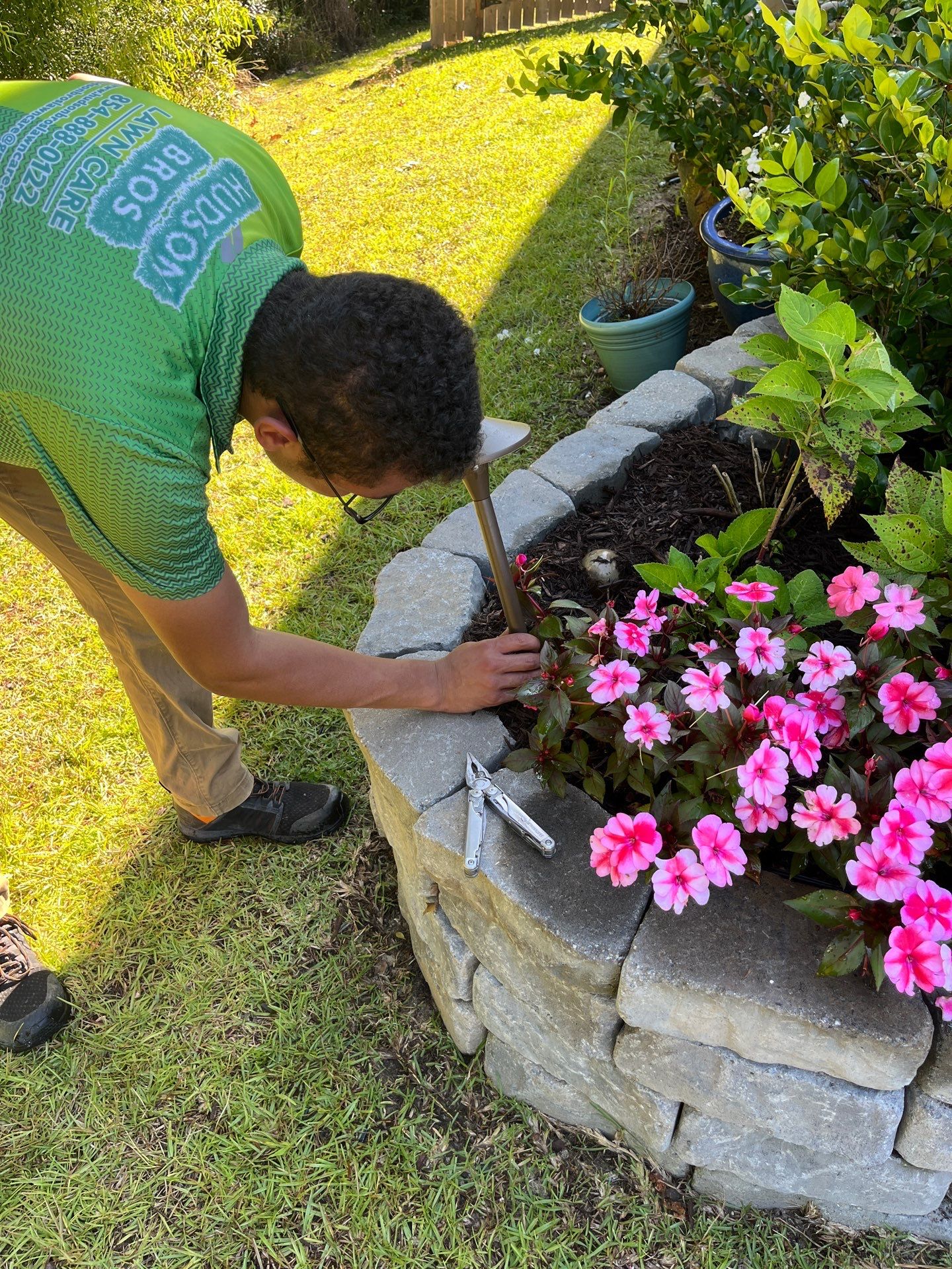 Landscape Lighting Project in Summerville by Hudson Bros Lawn Care LLC