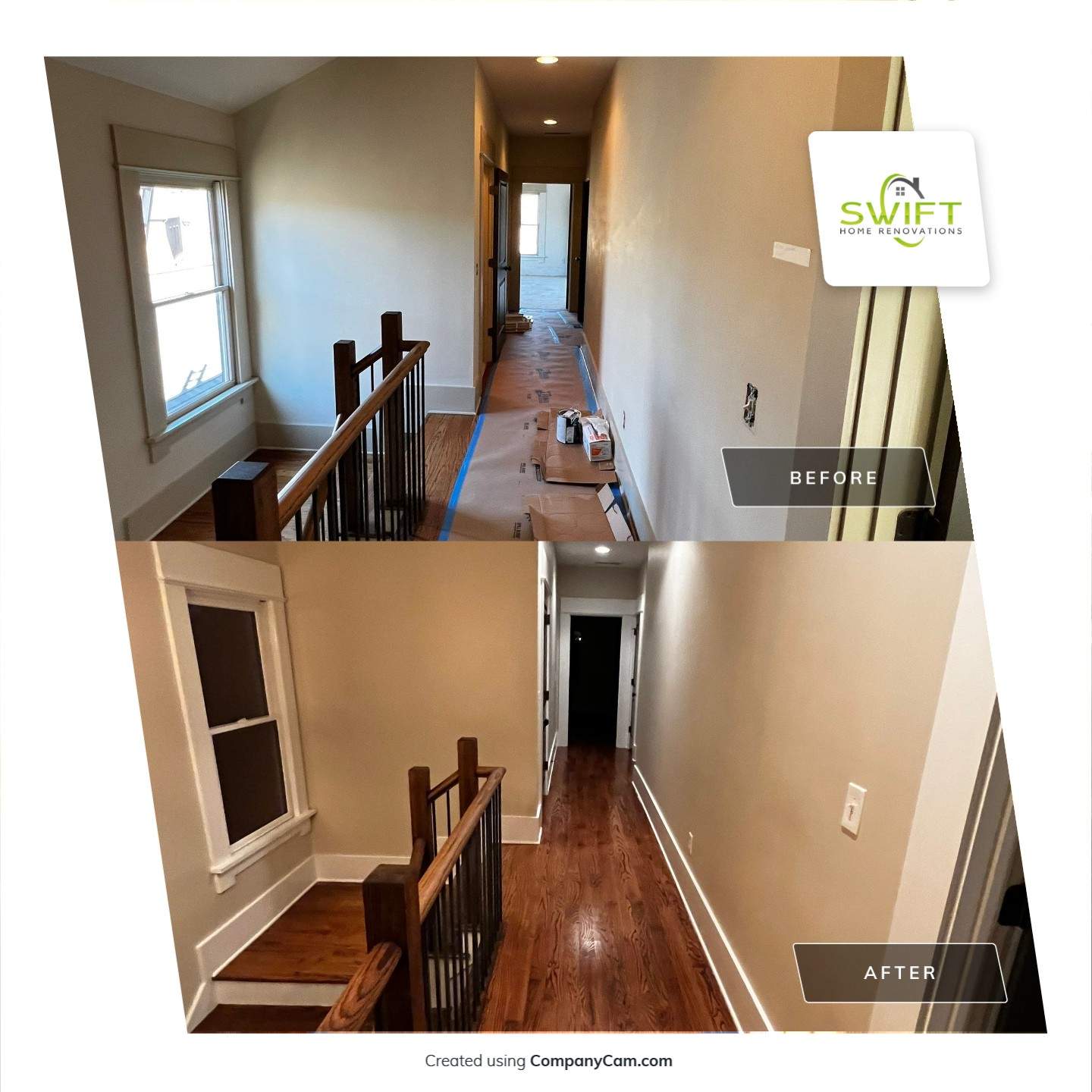 Full Interior Painting and Trim Refresh for Atlanta Residence by Swift Home Renovations