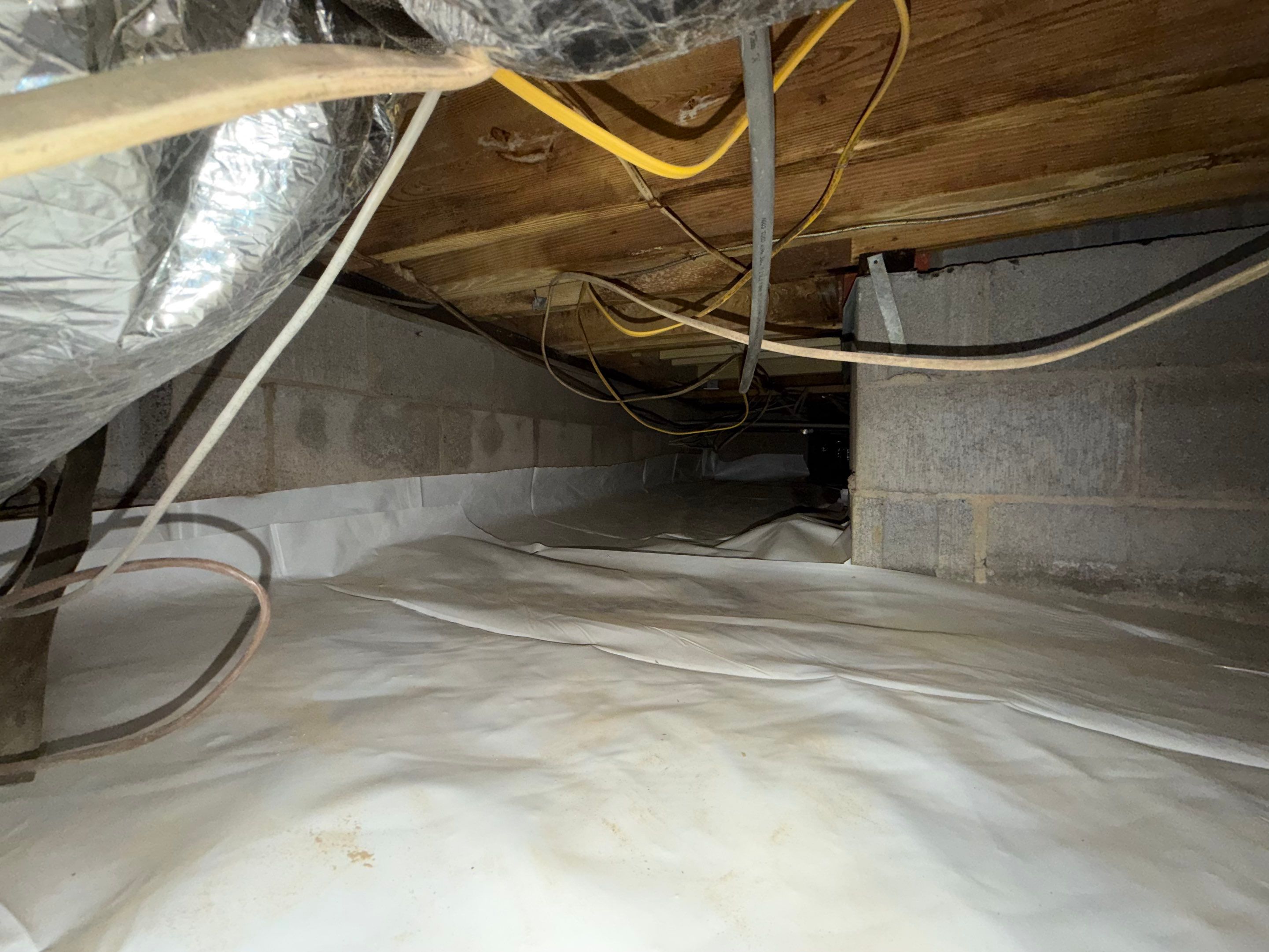 Project in Smithfield by Patriot Crawl Space Repairs