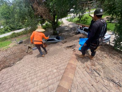 Residential Roofing Repair using tile
