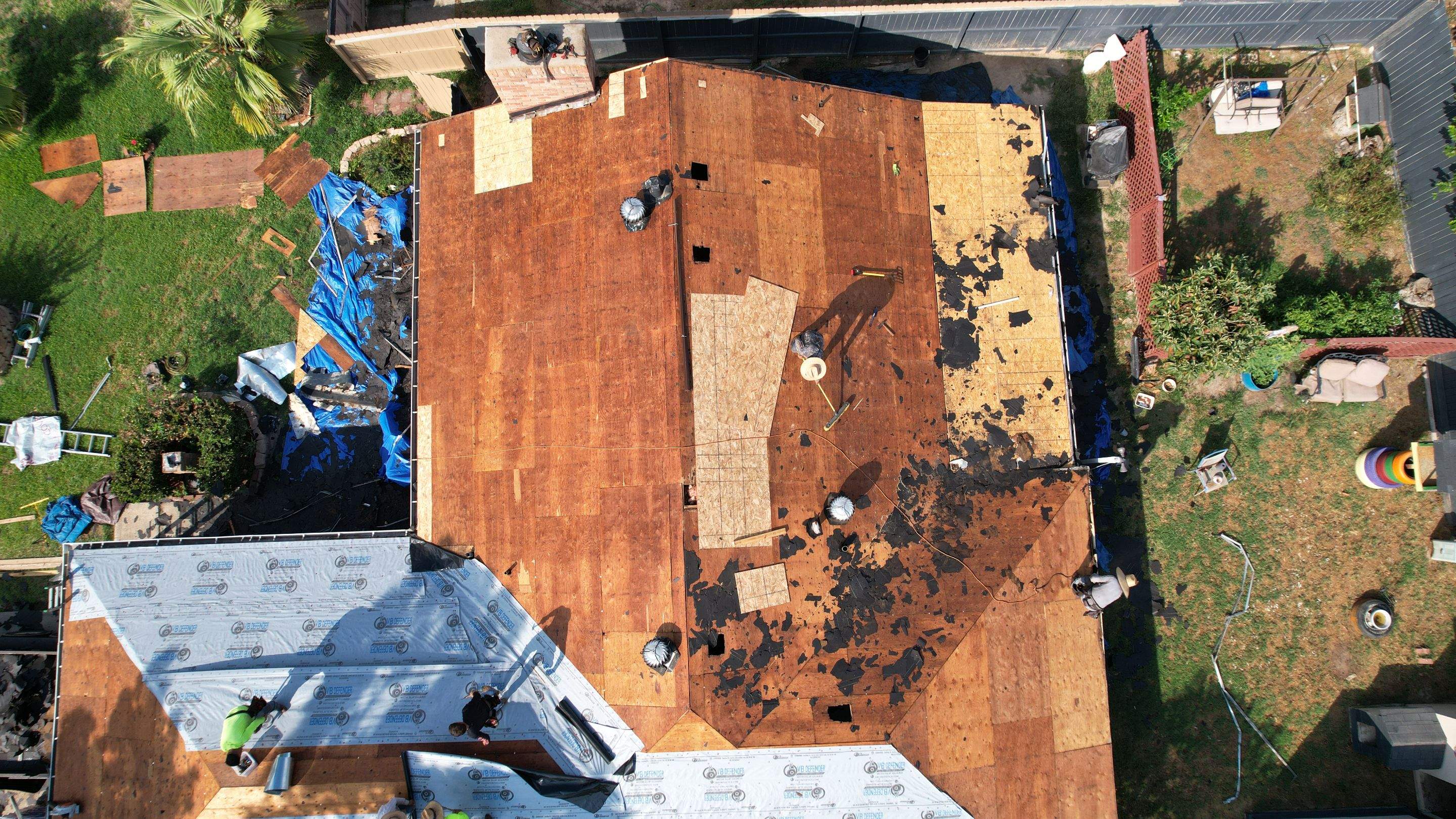 GAF Timberline HDZ Hickory Roof Replacement — Houston, TX by PL Roofing & SB Roofing, LLC.