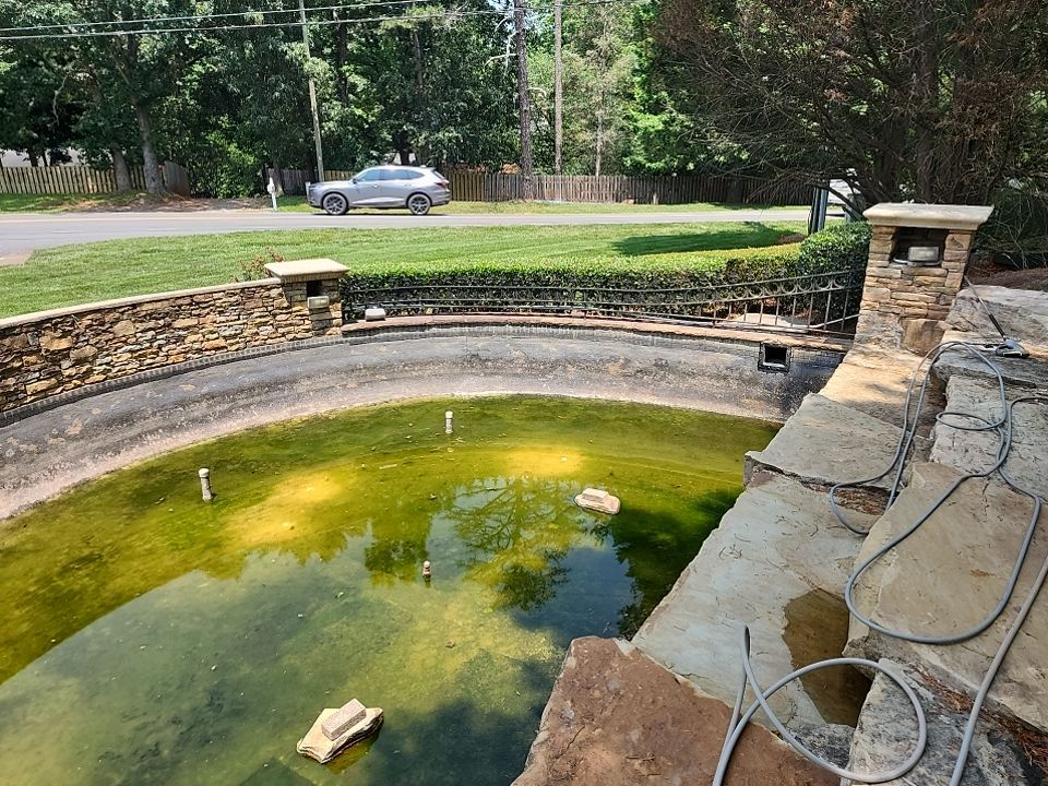 concrete Clean using cleaner by G&H Home Tech Pros LLC
