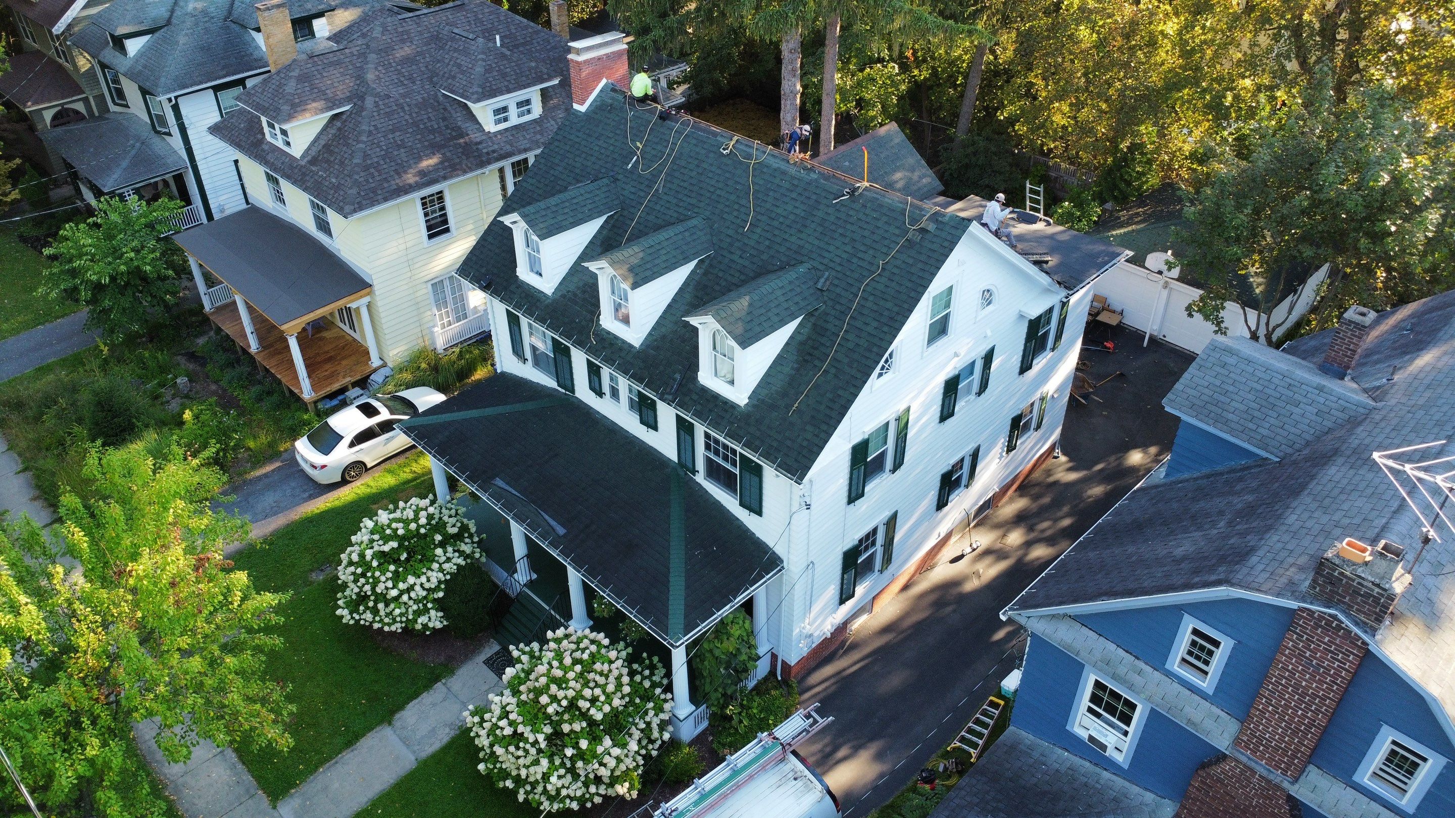 Roof Replacement Completed in Syracuse, NY – GAF Charcoal by Alpha Omega Roofing LLC