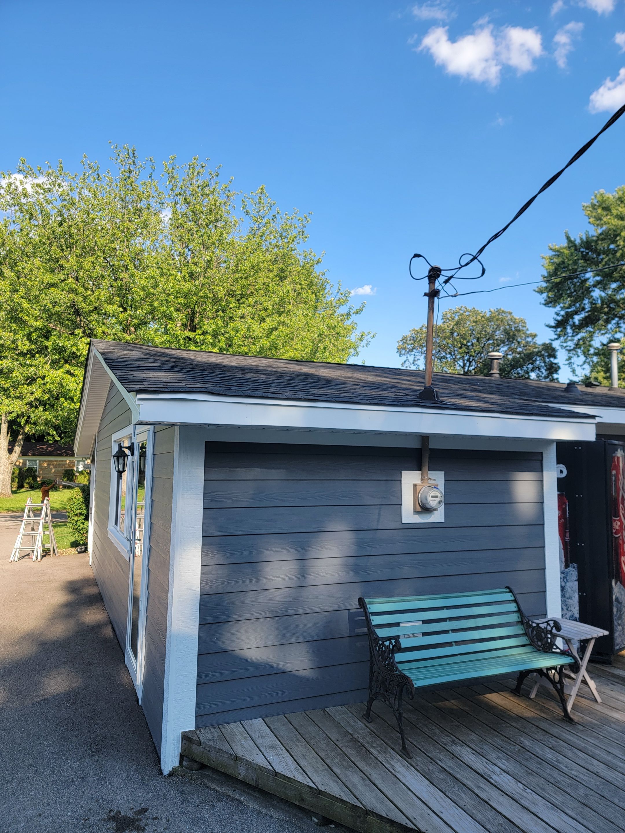 Project in New Whiteland by Moss Roofing