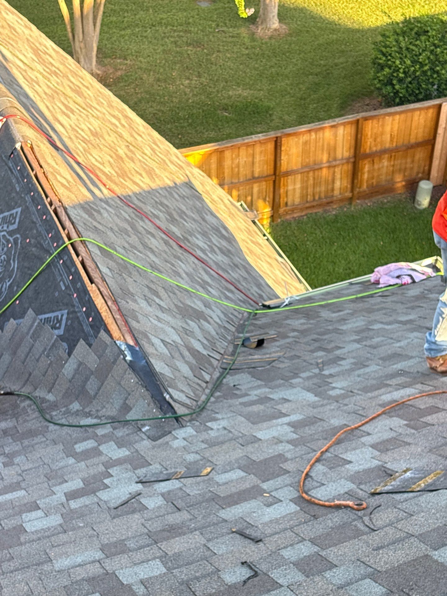 Residential Roofing Installation using Owen's Corning Duration (Lifetime) Shingles by Roof Repair Company
