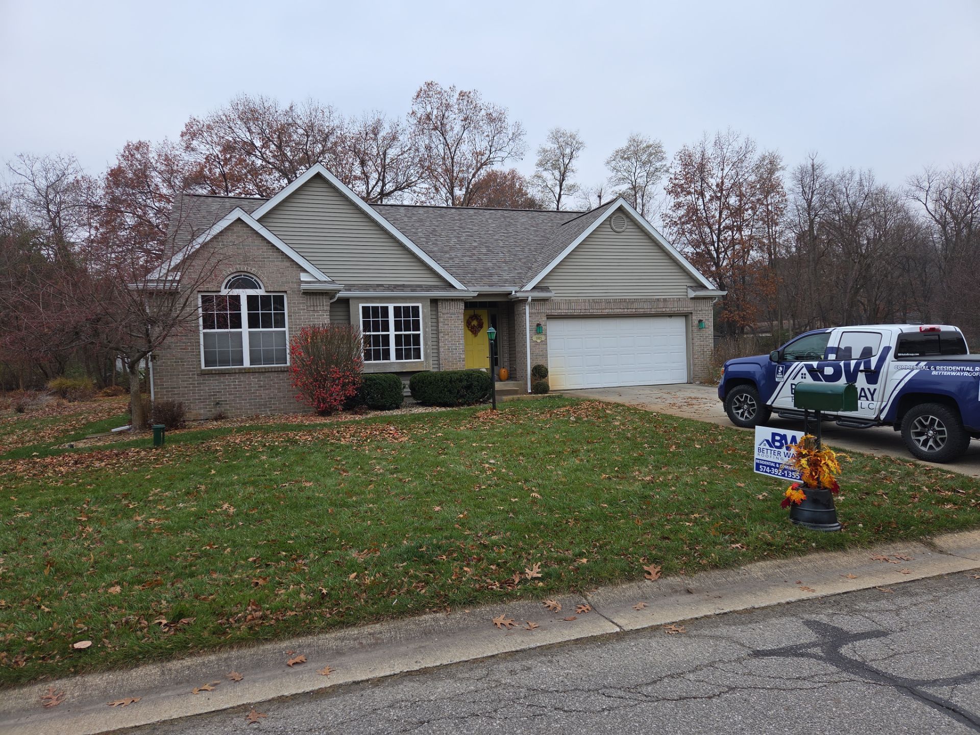 Project in Elkhart by Better Way Roofing LLC