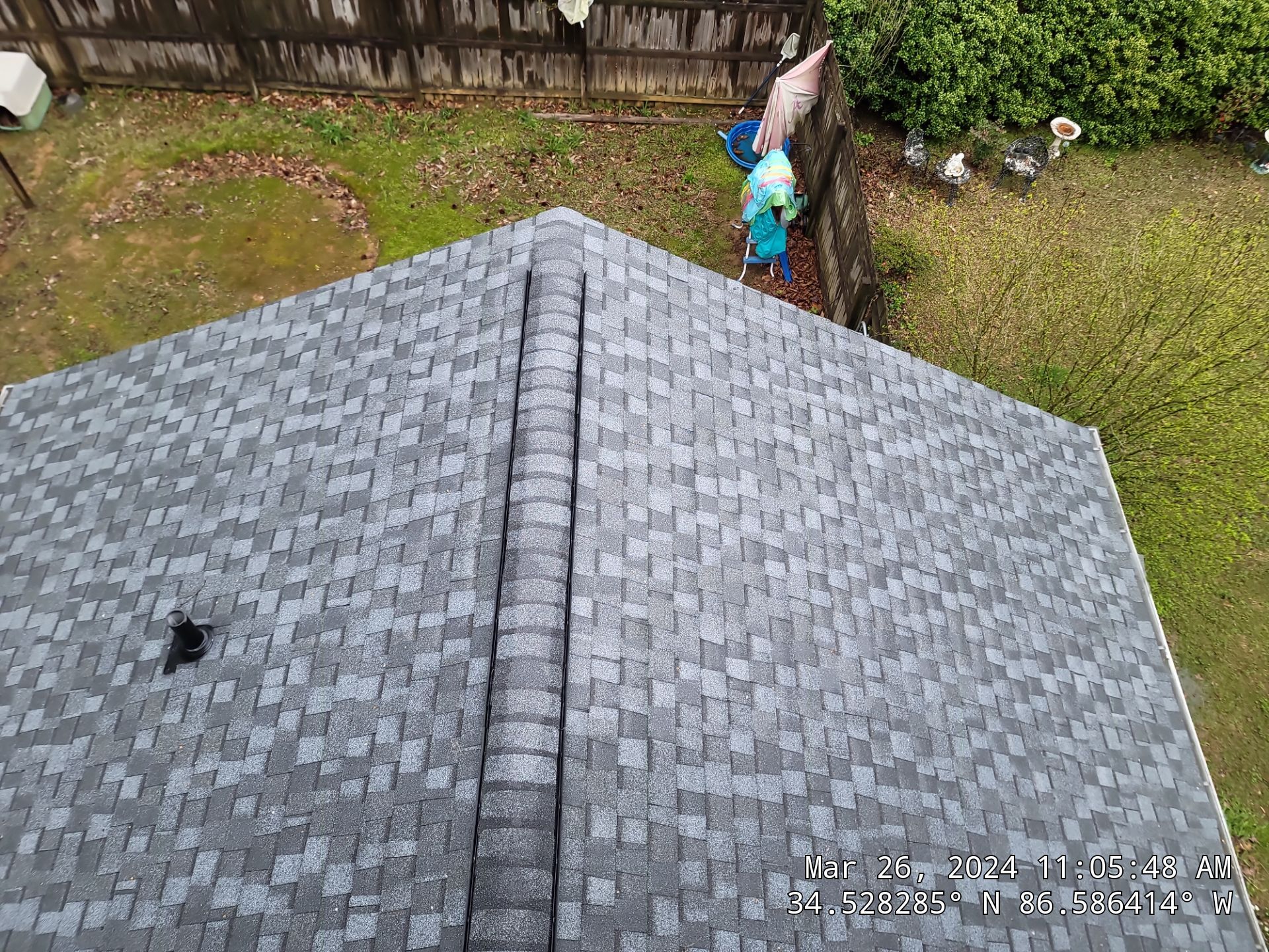 Landmark PRO Series in the color Pewter by Advanced Roofing & Construction, LLC