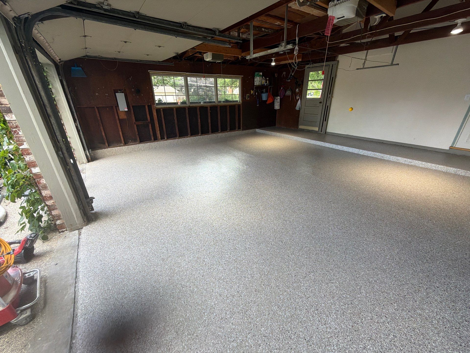 Epoxy Flake Floor installation in Grand Rapids Michigan! by Gordon Painting