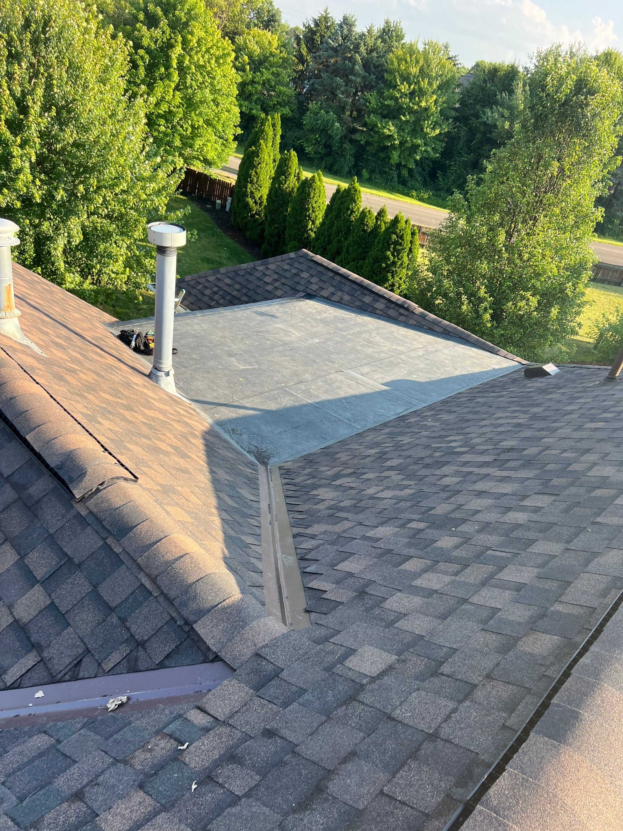 Residential Roofing Installation using IKO dimensional shingles by SOS Home Ohio 