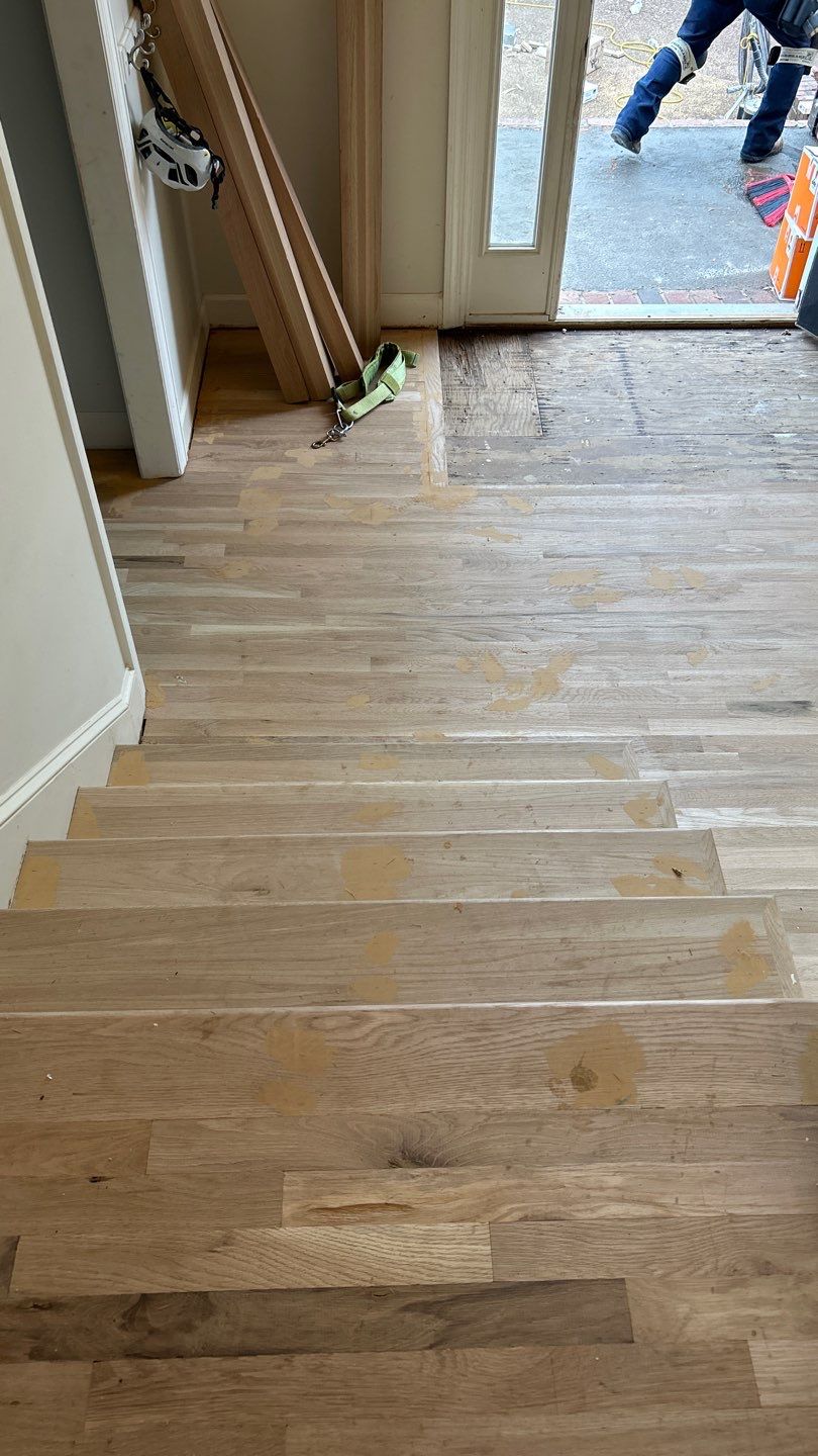 Stair Installation and Refinish by Footprints Floors of Nashville