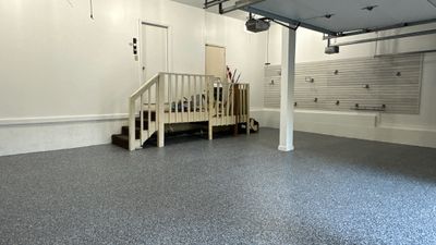 Bill L. made his garage floor the best in the neighborhood 