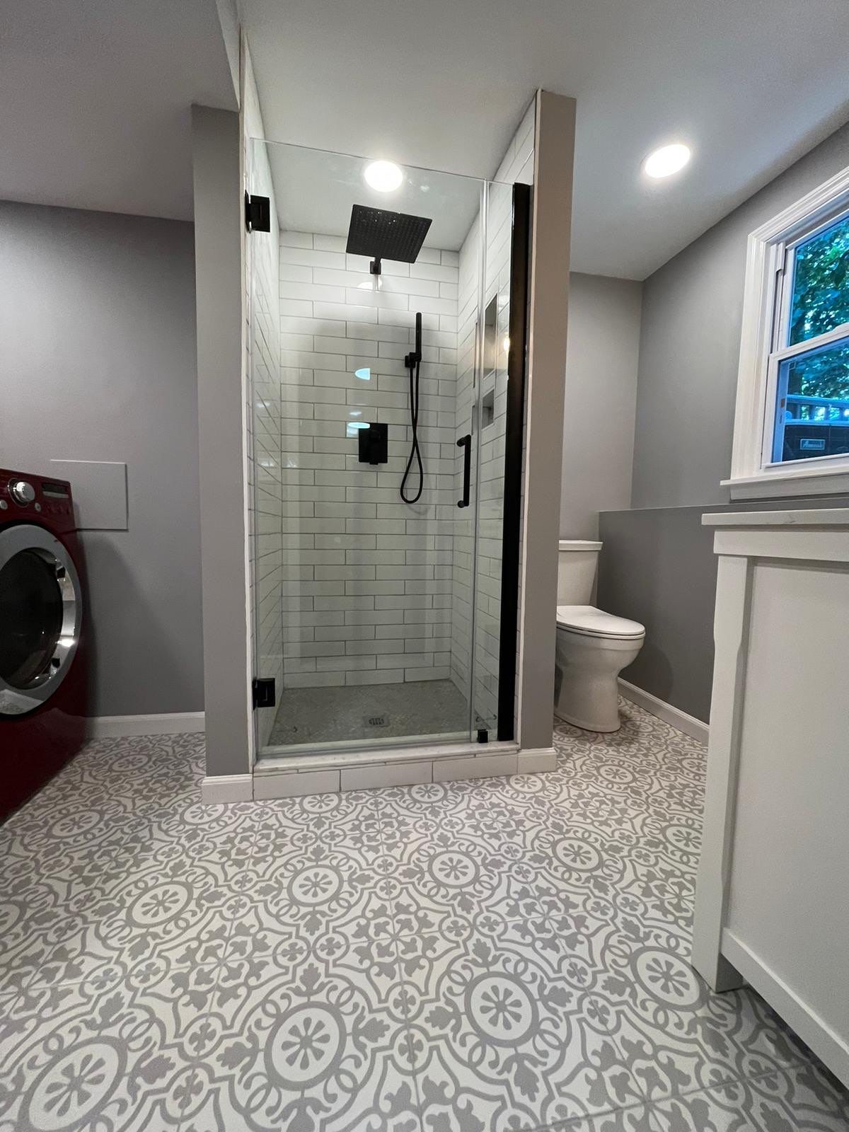 Bathroom Remodel using Tile by Home Concepts Construction