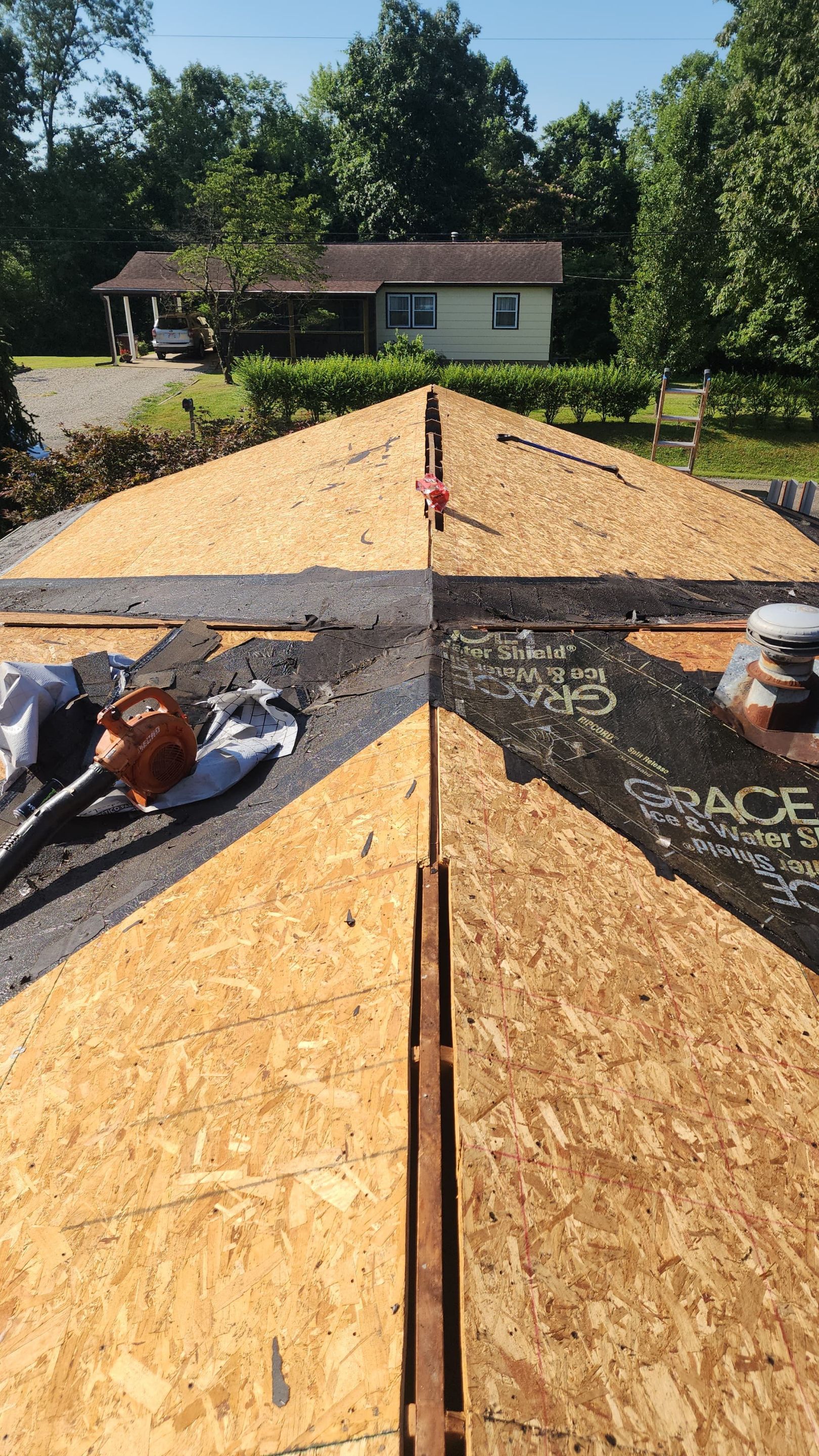 Residential Roofing Installation using Metal by Rainstoppers Roofing