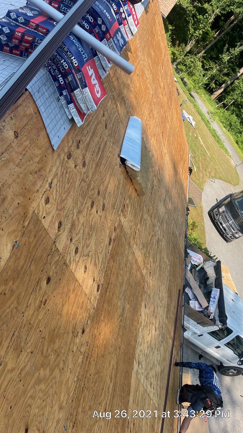 Roof Replacement using GAF Timberline HDZ by American Home Contractors