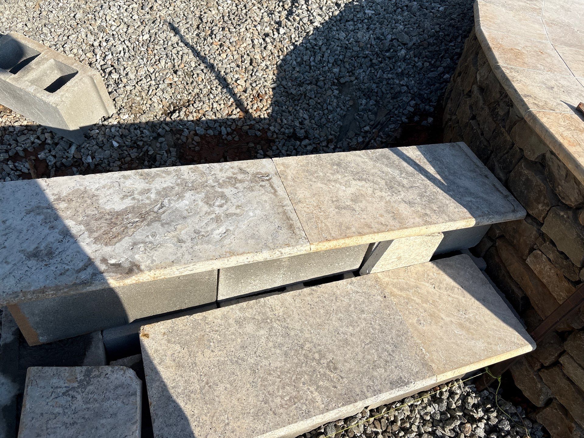 Pool Area Hardscape  by Growing Edge Landscape & Design, Inc.