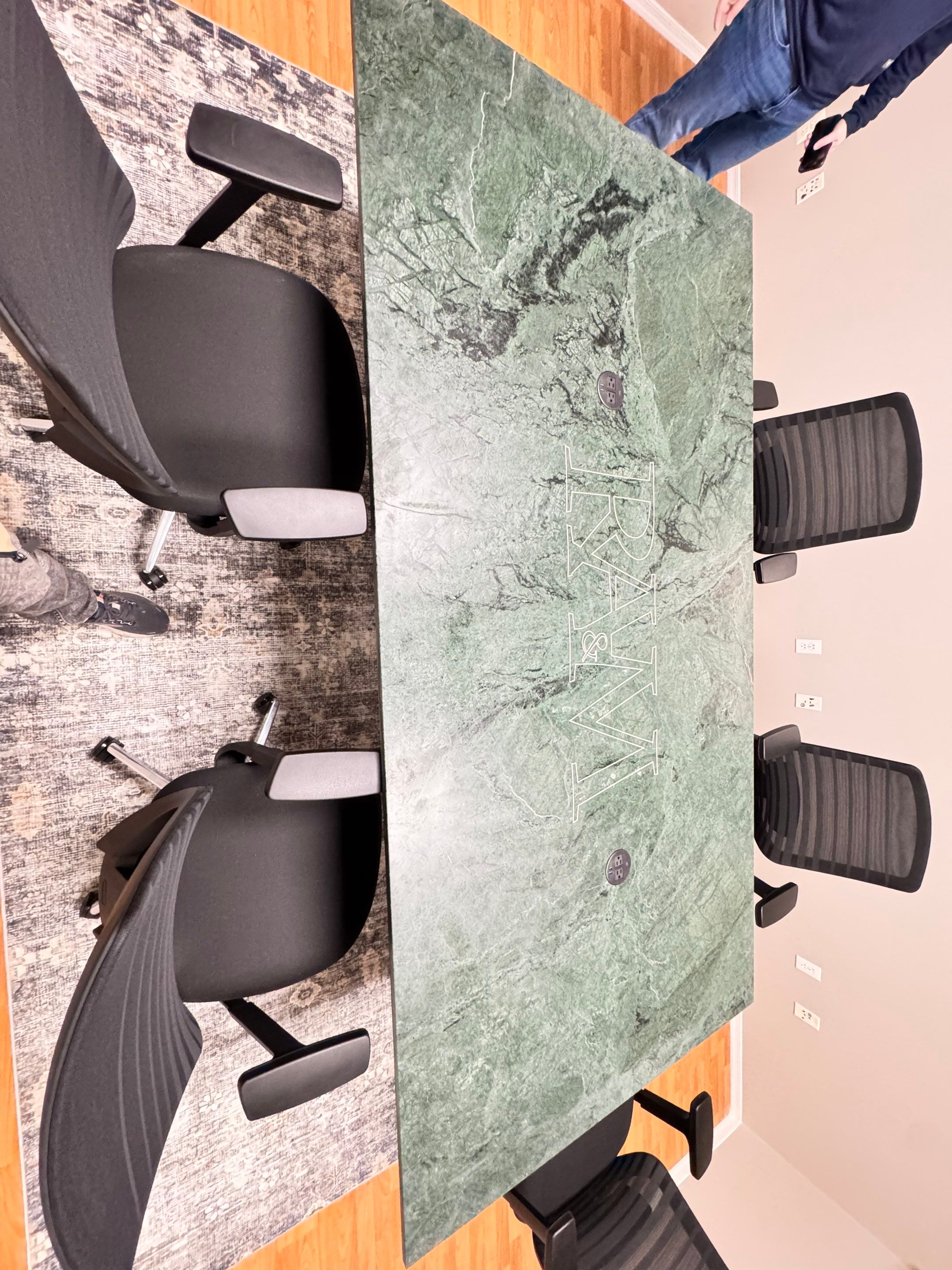 Office Marble Table top by NC Stone And Tiles