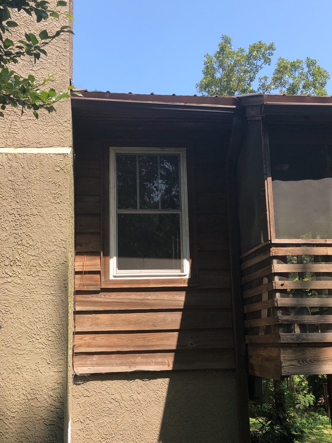 Gutter Installation using Royal Brown K-Style Seamless Gutters and LeafBlaster Pro Gutter Guards by Gutter Professors