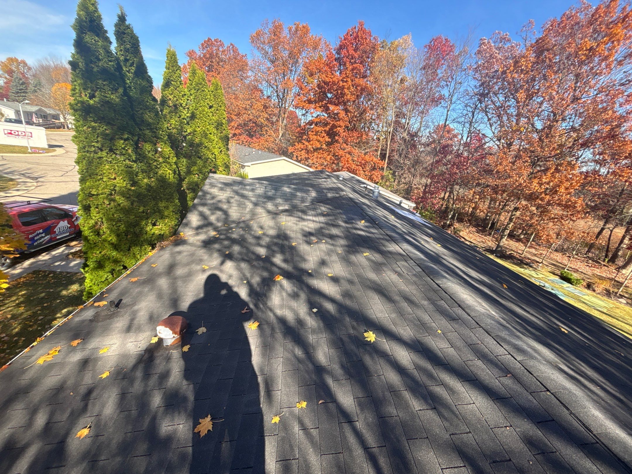 Roof Replacement using Owens Corning Estate Gray by 180 Contractors