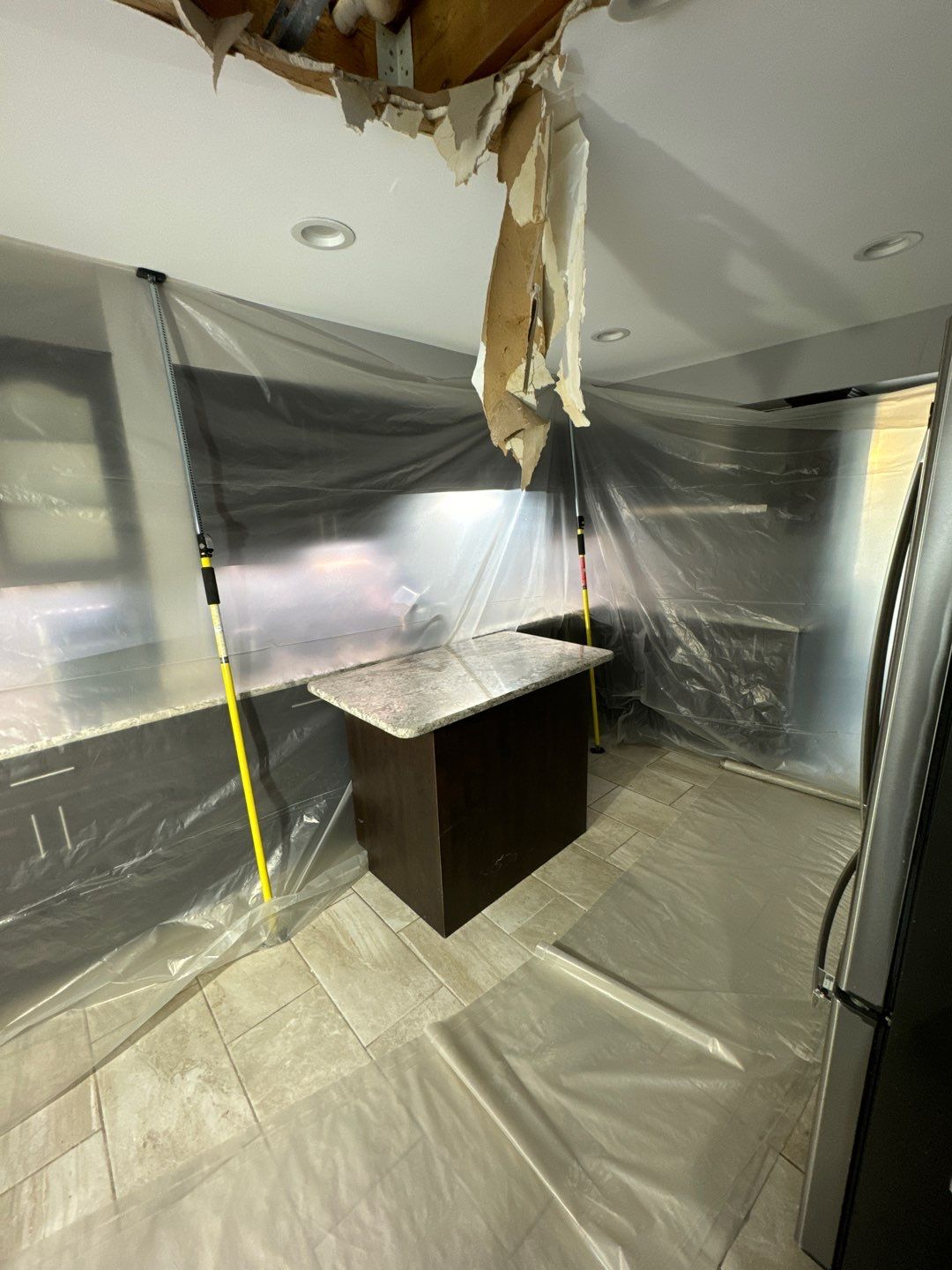 Project in West Bloomfield by EzDry Water Mitigation & Property Restoration