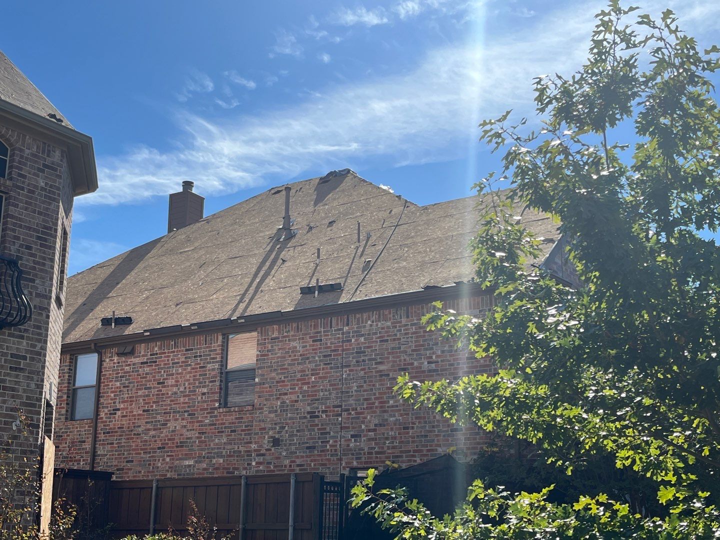 Storm Roof Damage Replacement in Frisco by First United Roofing & Construction