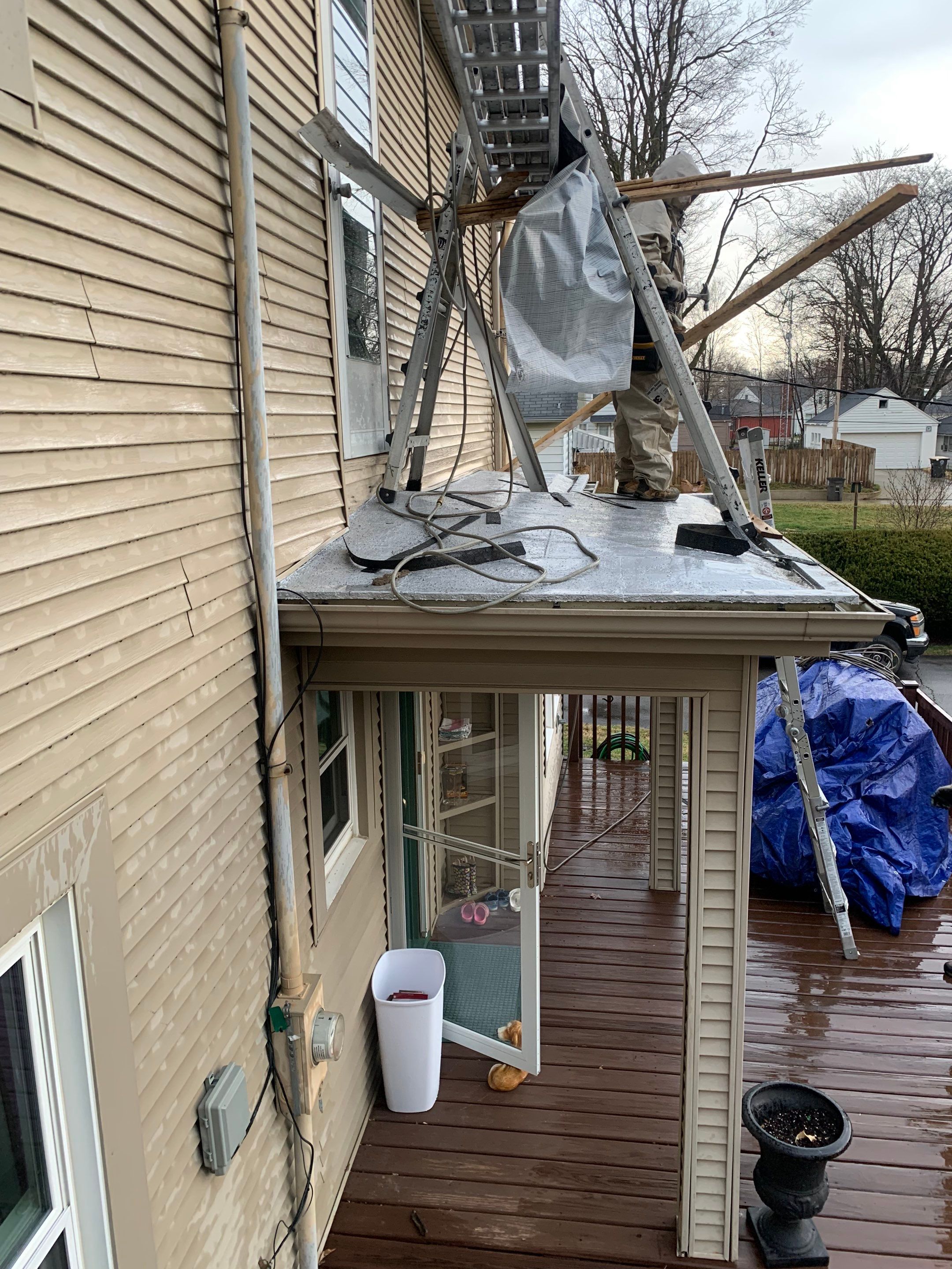Residential Roofing Installation using Vic West Nothridge Slate  by 4Ever Metal Roofing