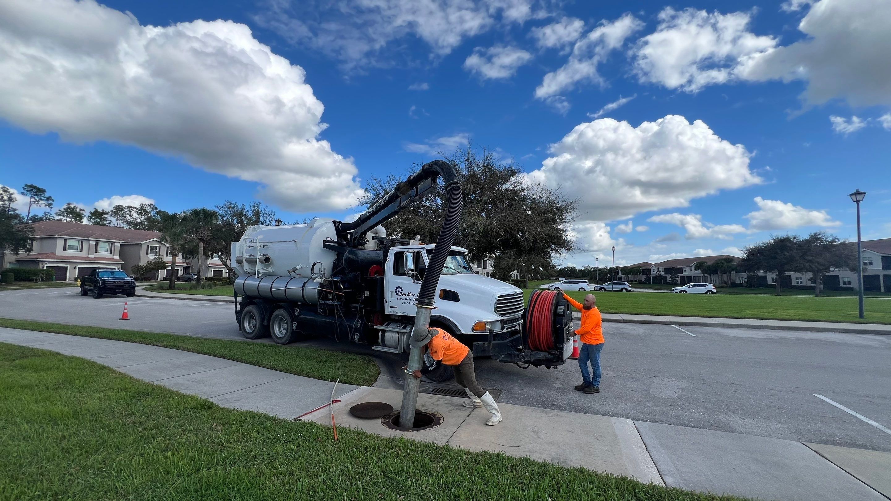 Community Stormwater System Catch Basin Cleaning by Don Mar, Inc. Storm Water Solutions