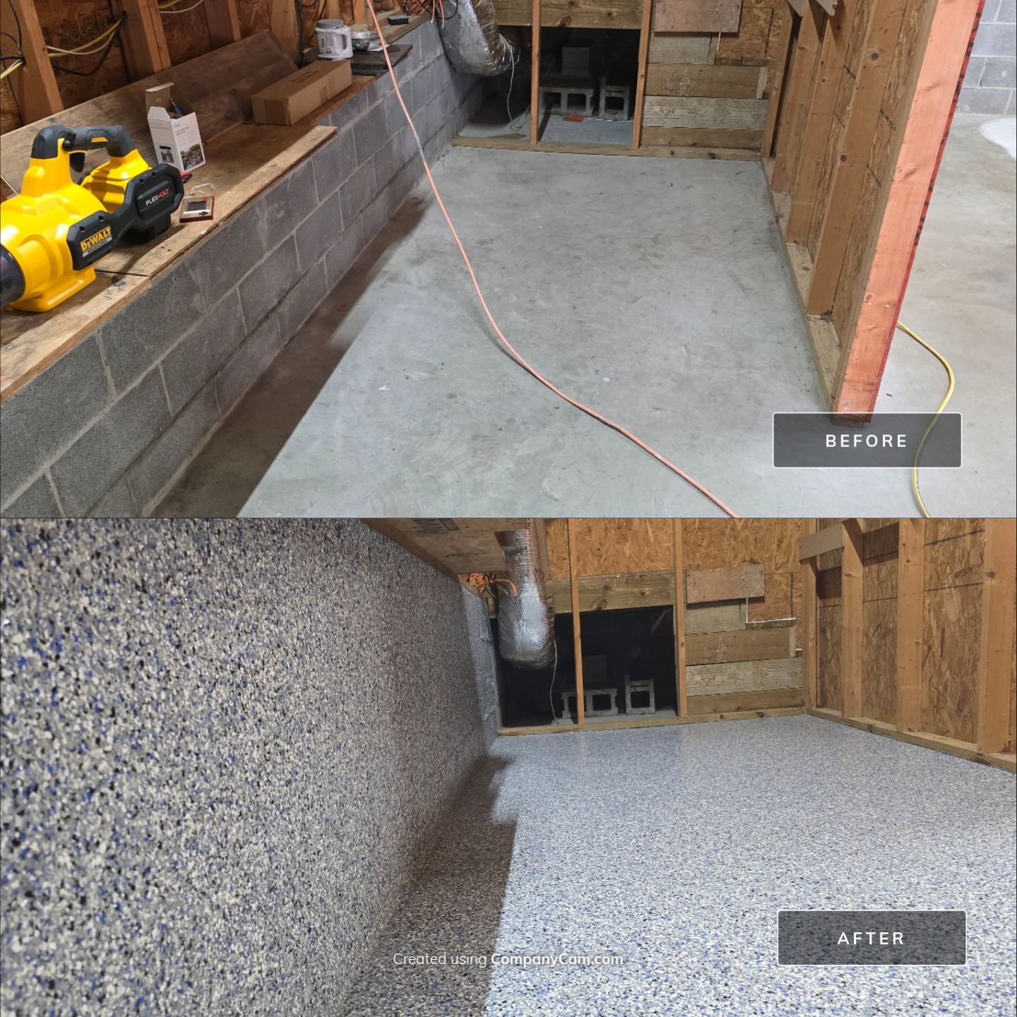 Garage using Comet by Elite Floor Solutions