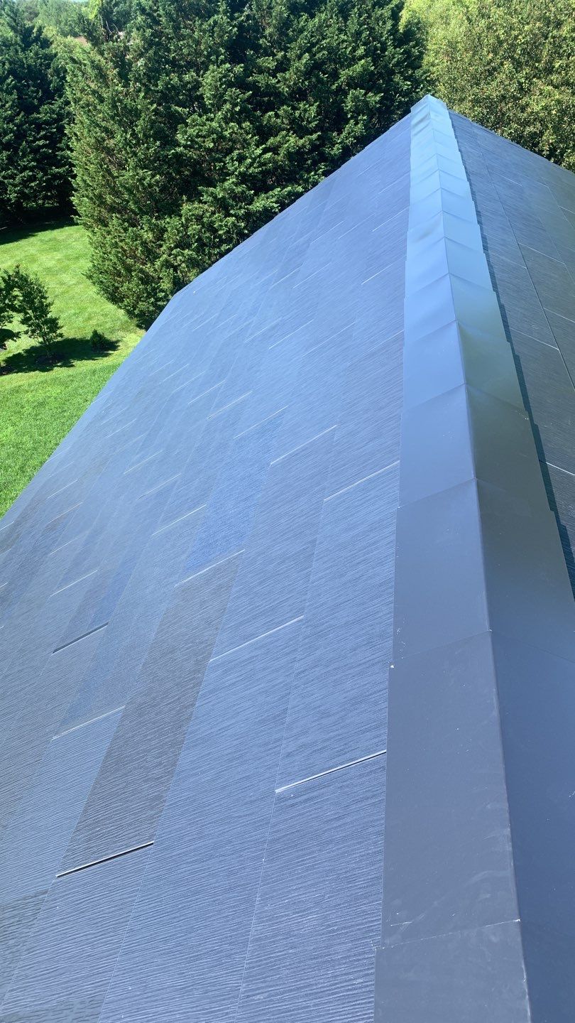Tesla Solar Roof Replacement using Tesla Solar Roof V3 tiles by American Home Contractors