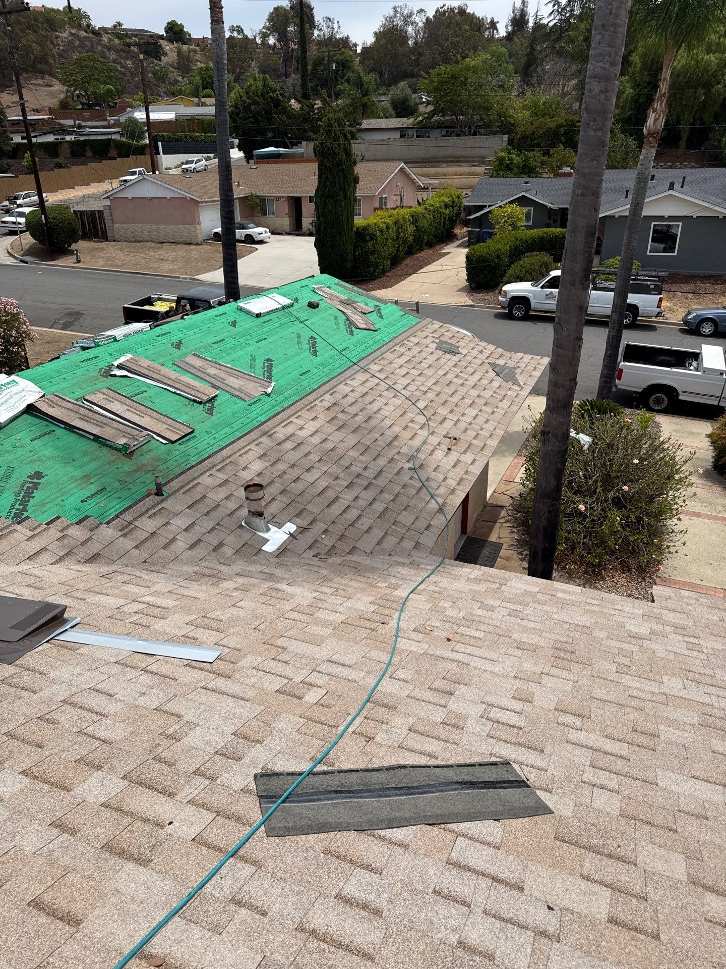 Comprehensive Roof Replacement and Wood Repair for Poway Residence by Reliable Roofing San Diego Inc.