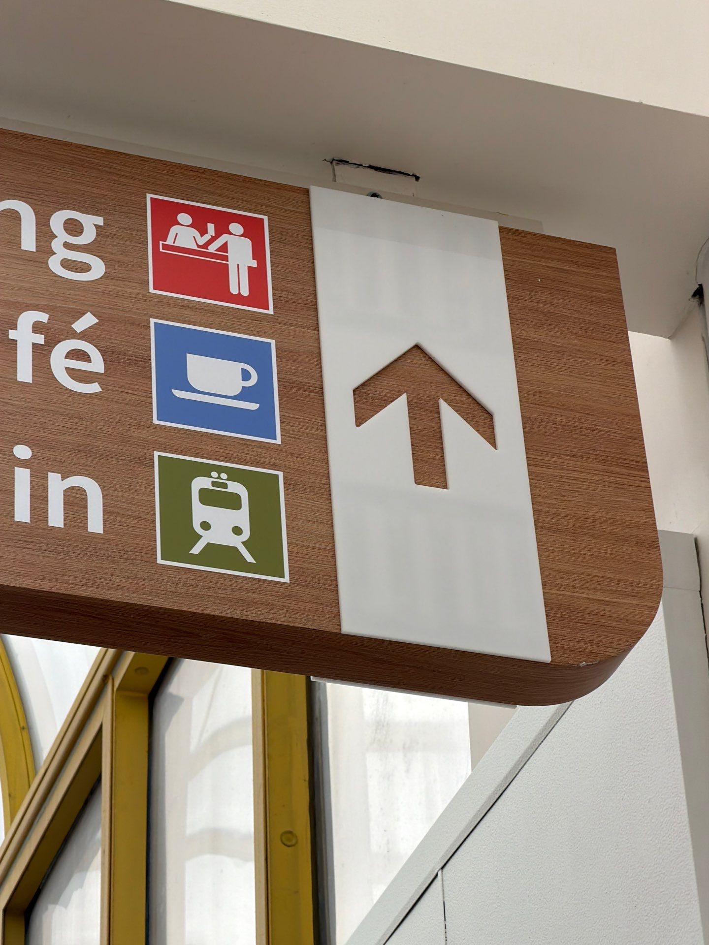 South Bend Airport Interior Wayfinding and Backlit Signage Installation by Hayes Design co