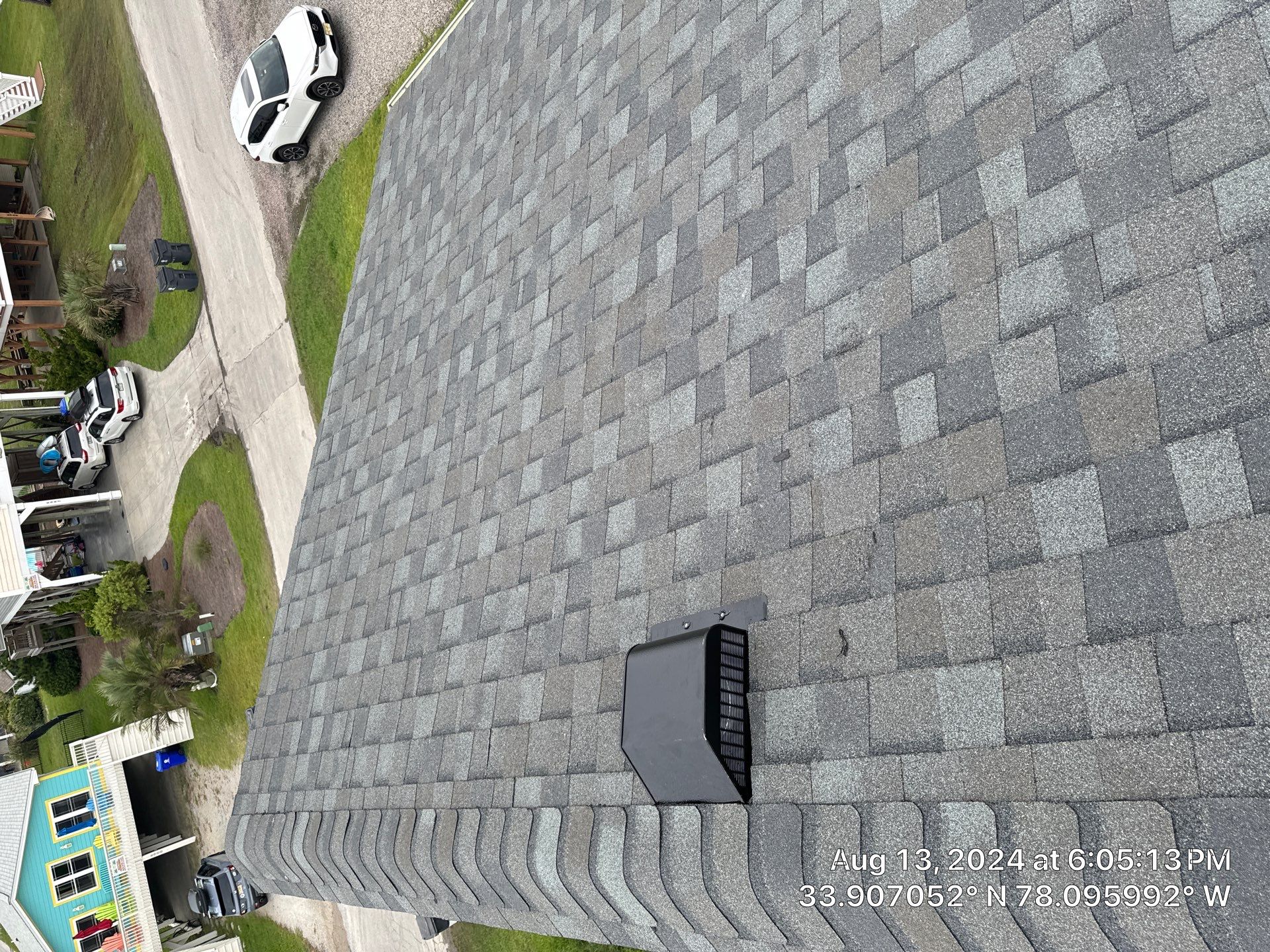 Roof Replacement in Oak Island, NC Using CertainTeed Shadow Ridge Hip & Ridge by RGR Construction and Roofing, LLC