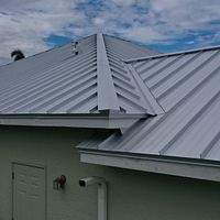 24ga 1.5" Mechanical Seam Mill Finish by Total Roofing System The Metal Roof Experts