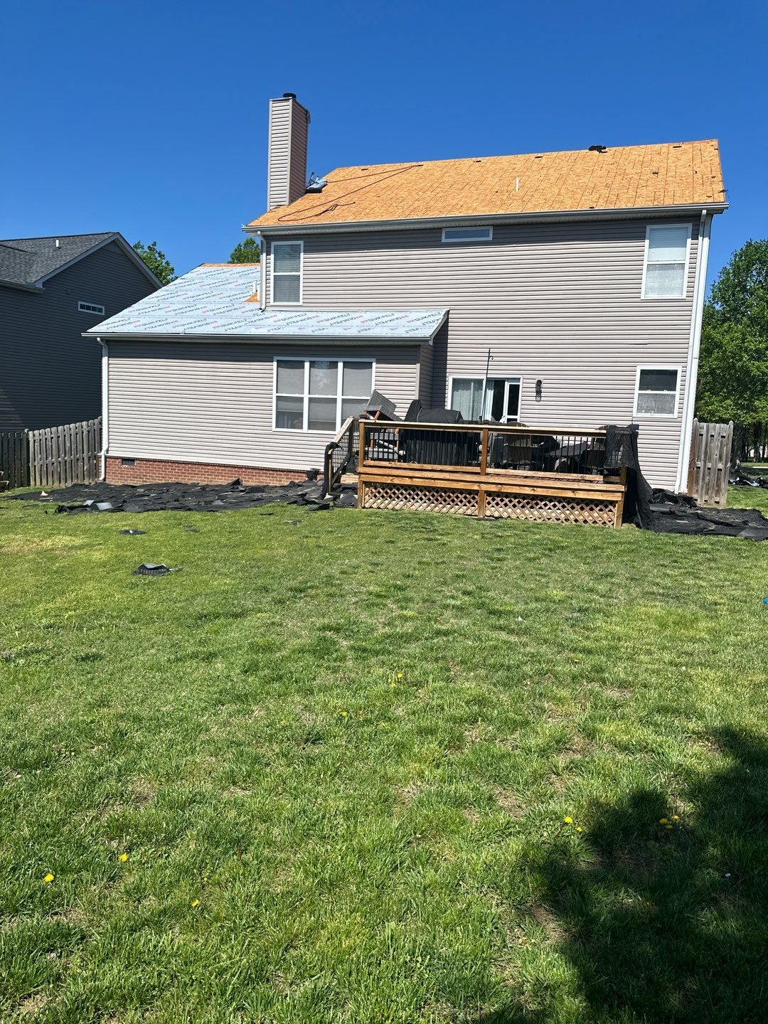 Residential Roofing Installation using GAF Timberline HDZ in Pewter Gray by Undersun Roofing 