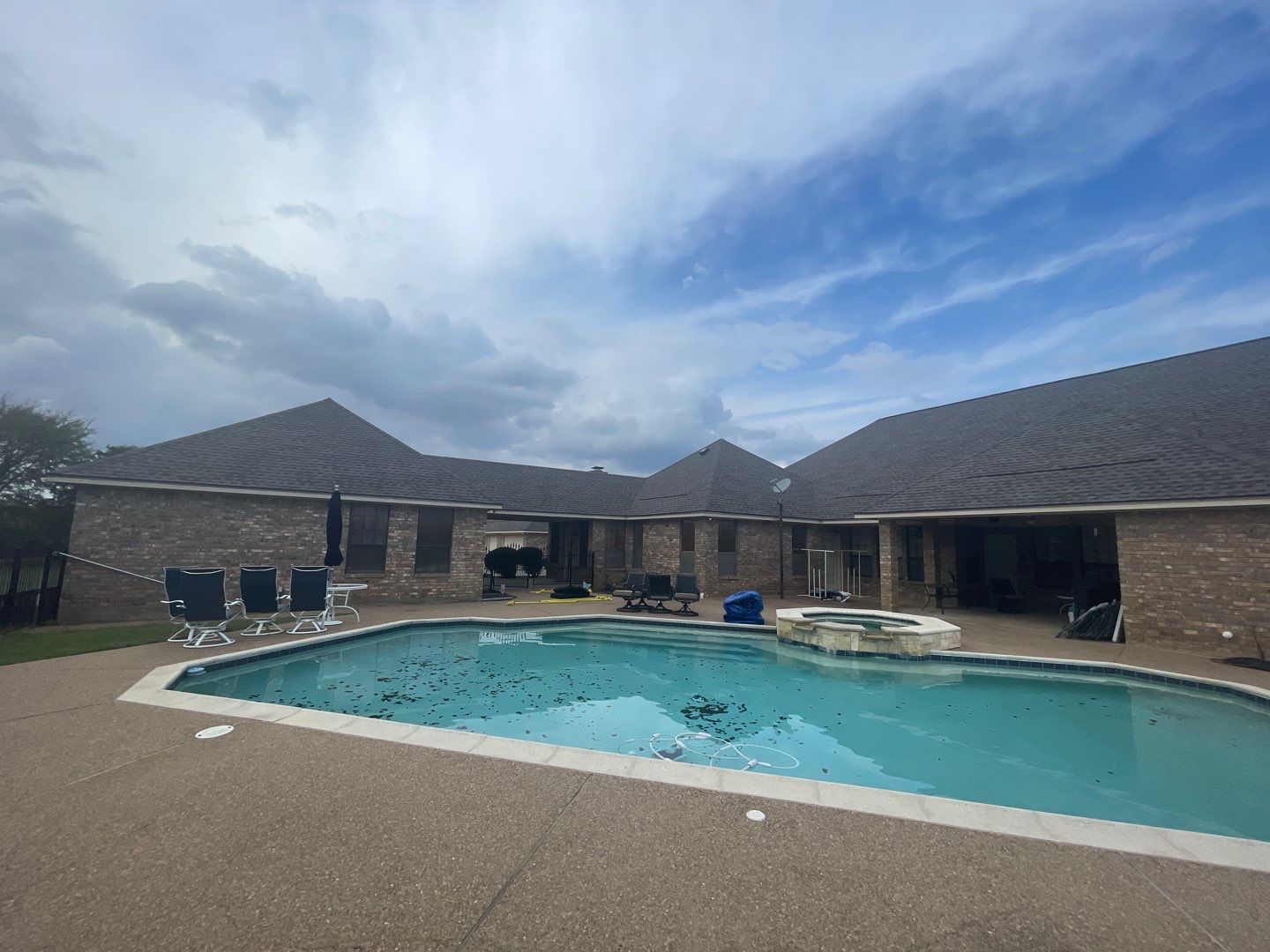 Rendon Forth Worth Texas Large Estate - Roofing Installation using GAF Timberline Armorsheild 2 Class 4 Impact Resistant Shingle System by First United Roofing & Construction