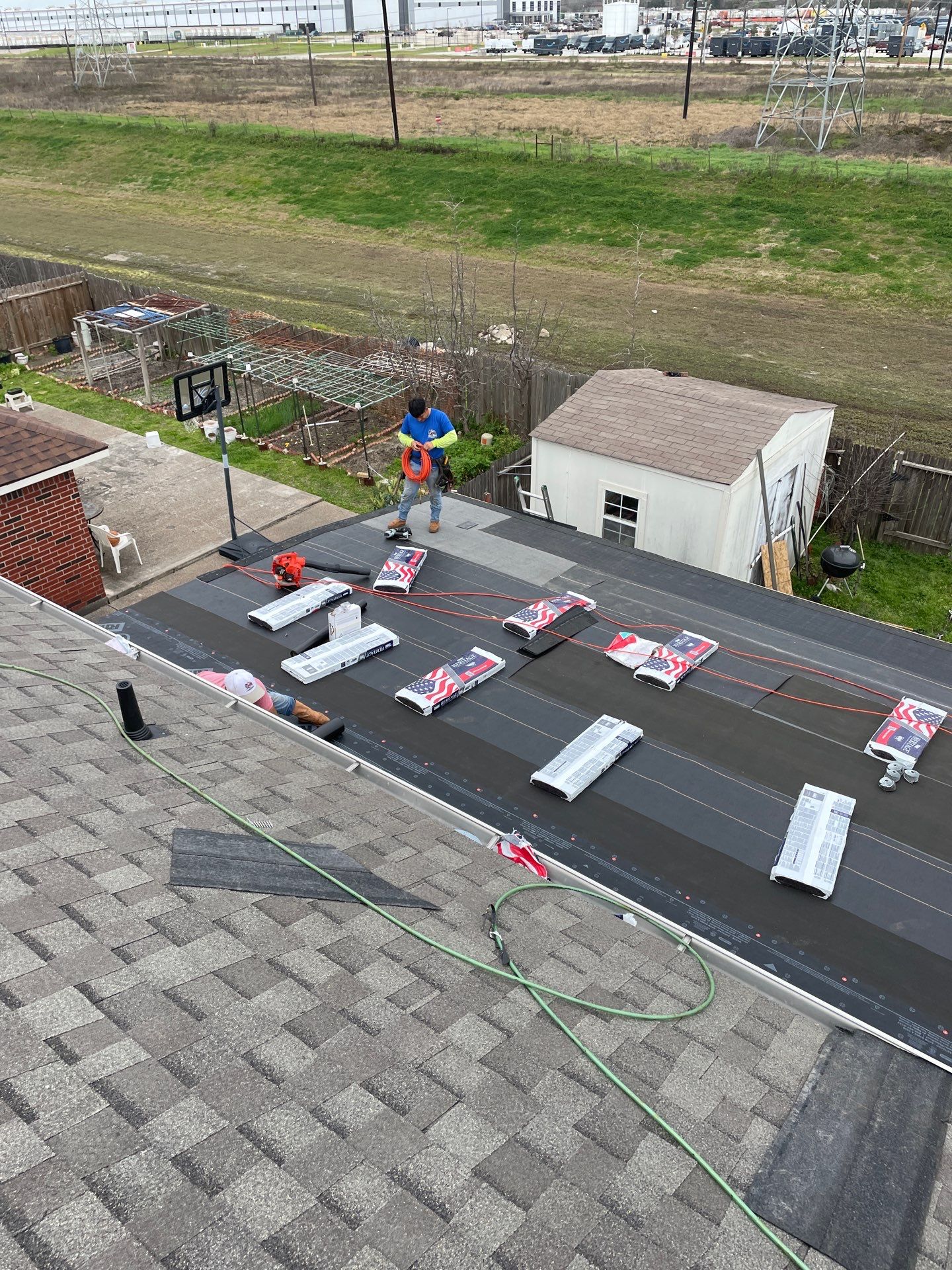 Residential Roofing Installation using Owen's Corning Duration (Lifetime) Shingles by Roof Repair Company
