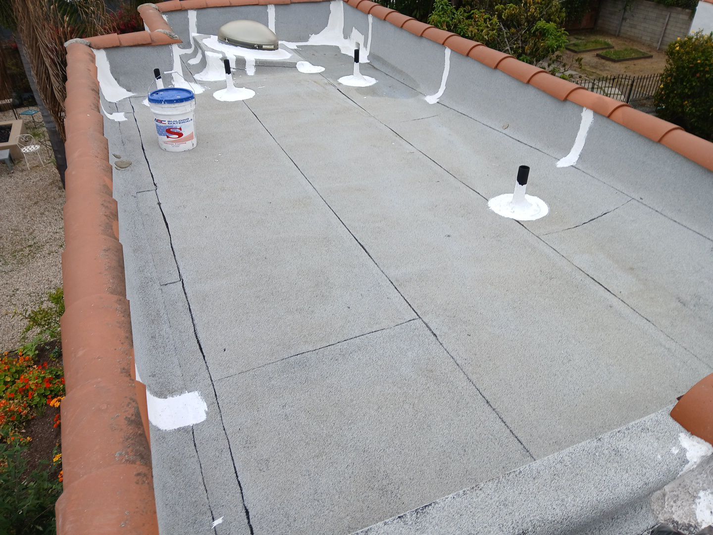 Tile Reset & Silicone Coating using American Standard Coatings Silicone-S by Hull Brothers Roofing