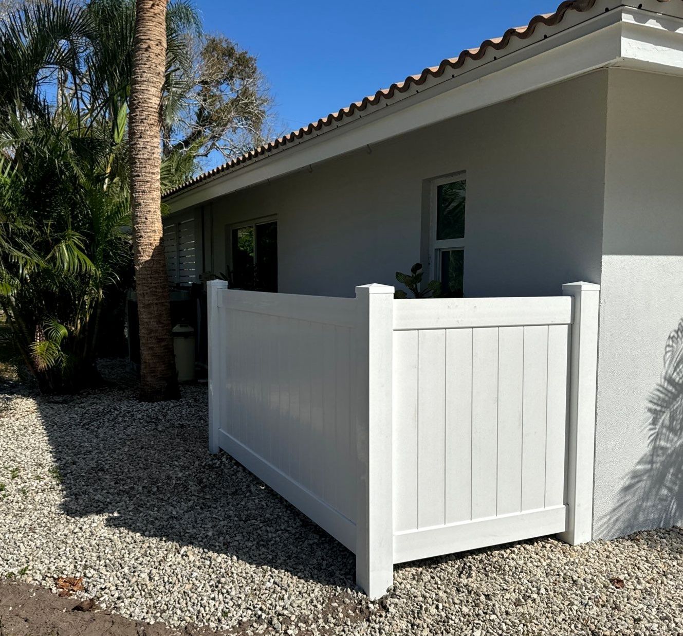 Aluminum Fence Installation using 3 Rail 4Ft Black Aluminum and 4Ft White Vinyl Fence by Asap fence and gates, LLC