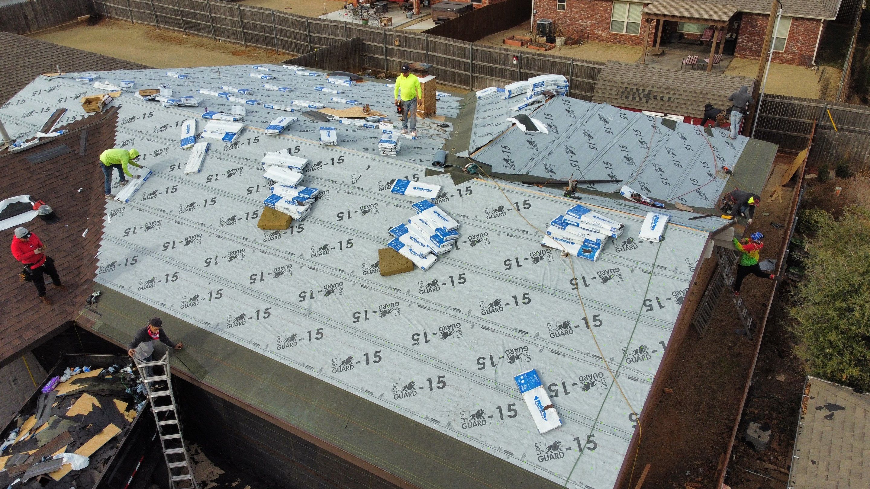 Malarkey Class 3 Antique brown install by Icon Roofing And Construction 