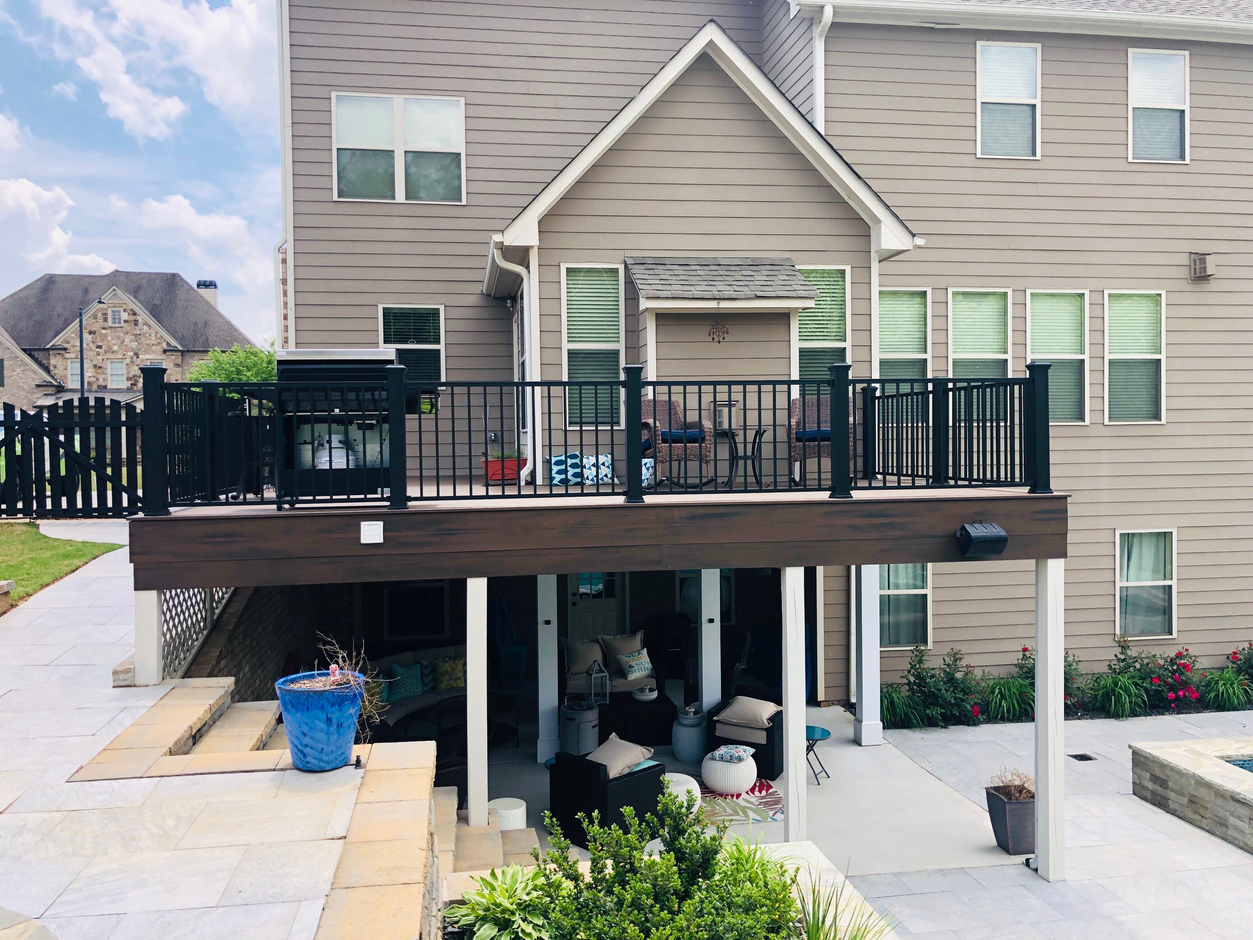 Composite Deck Installation and Railing Upgrade in Woodstock, Georgia by Swift Home Renovations