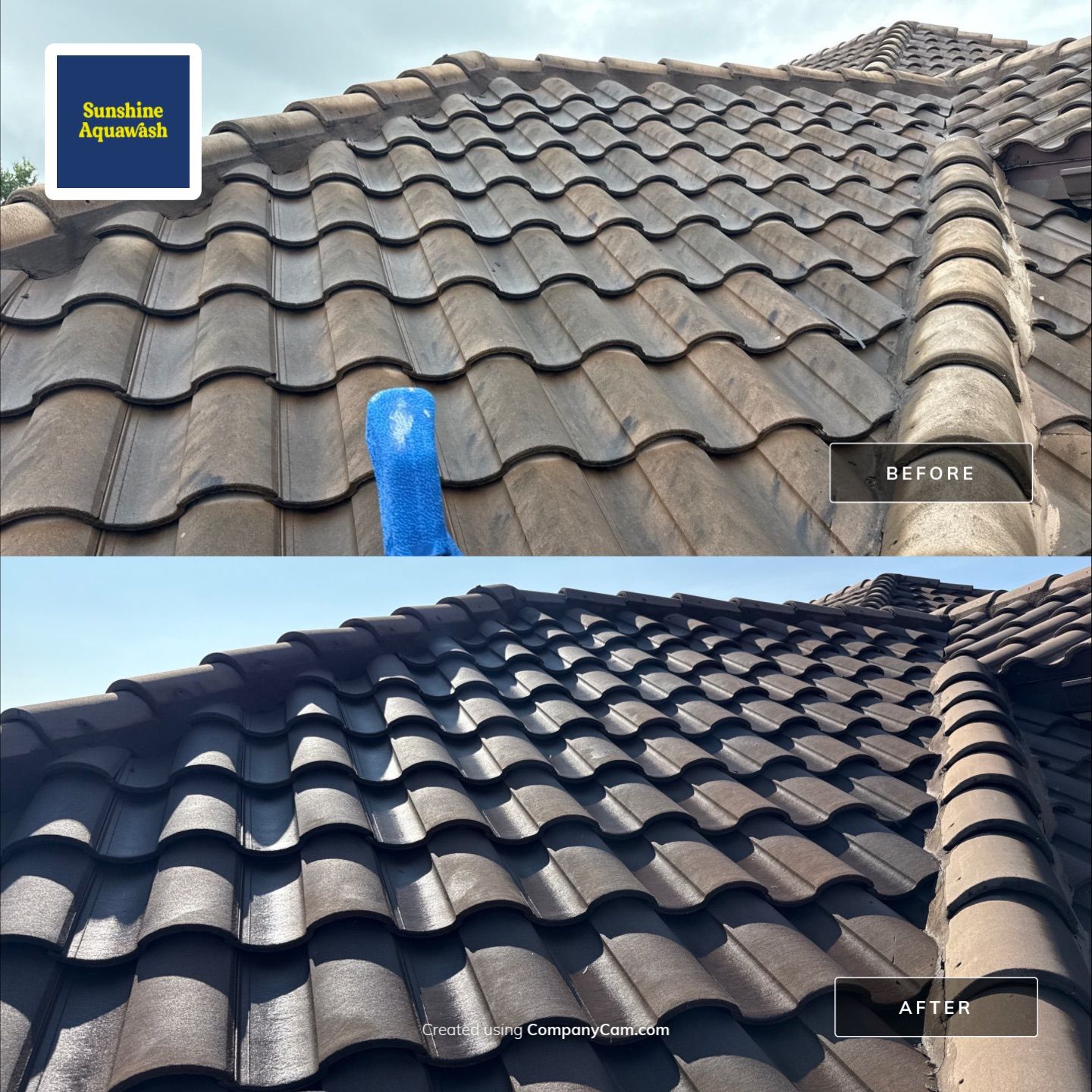 Concrete Tile Roof, Paver Driveway & Lanai Cleaning – Artisan Lakes Esplanade, Palmetto, FL by Sunshine AquaWash