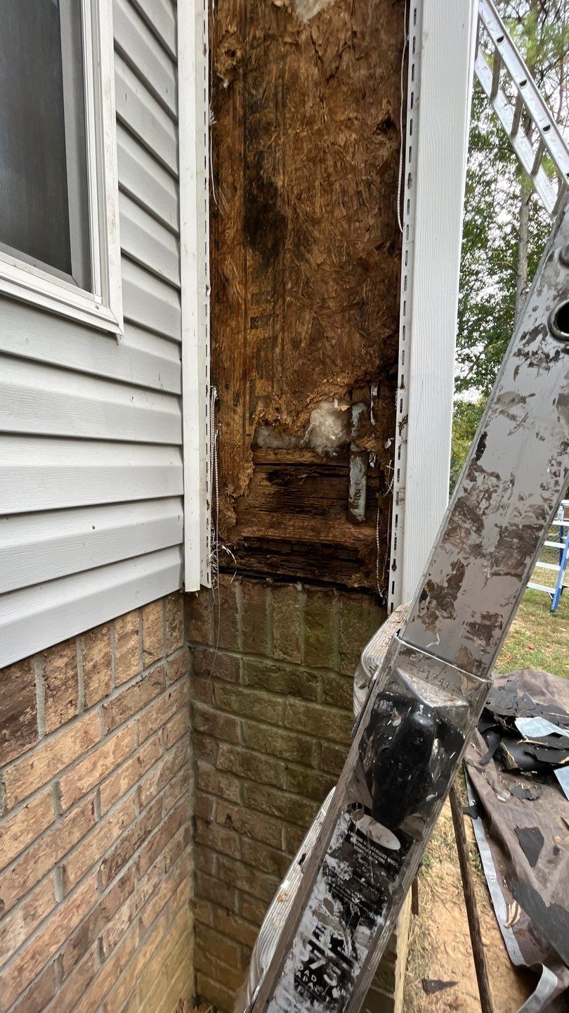 Roof Repair and Chimney Framing Repair by Midlands Roofing & Exteriors