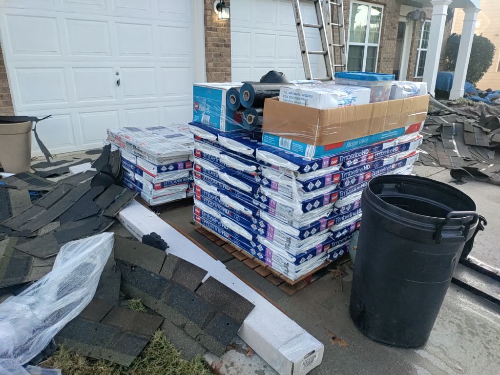 Residential Roofing Installation using Timberline HDZ Hickory  by Inspector Roofing and Restoration