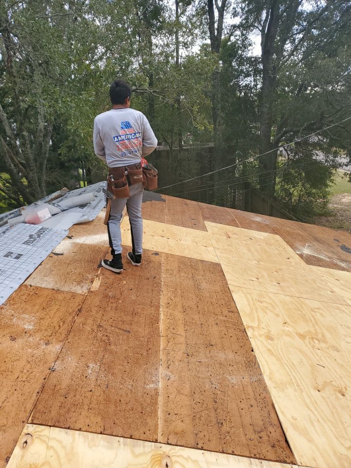 Residential Roofing Installation using Roof Replacement by American Roofing & Construction LLC