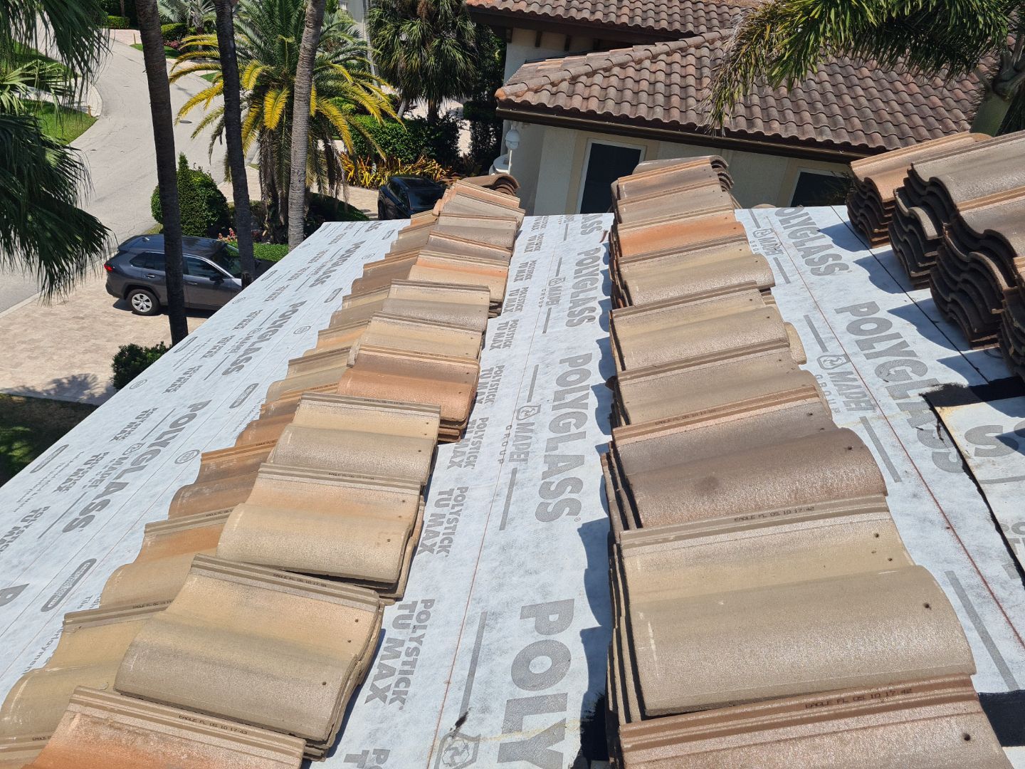 Residential Roofing Installation using Eagle Roofing Tile by BLUES BROTHERS ROOFING
