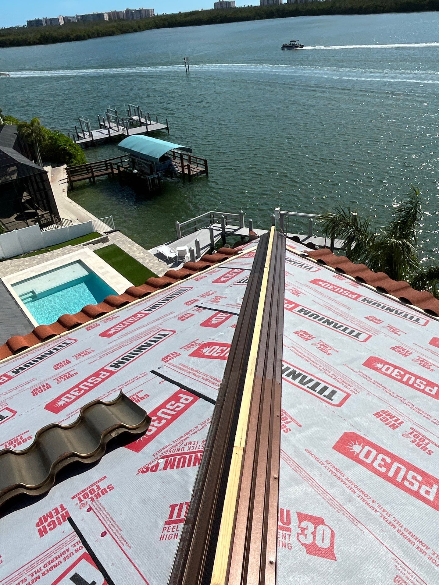 Decra Stone-Coated Metal Roof Installation for Bonita Springs Estate by cordova home services