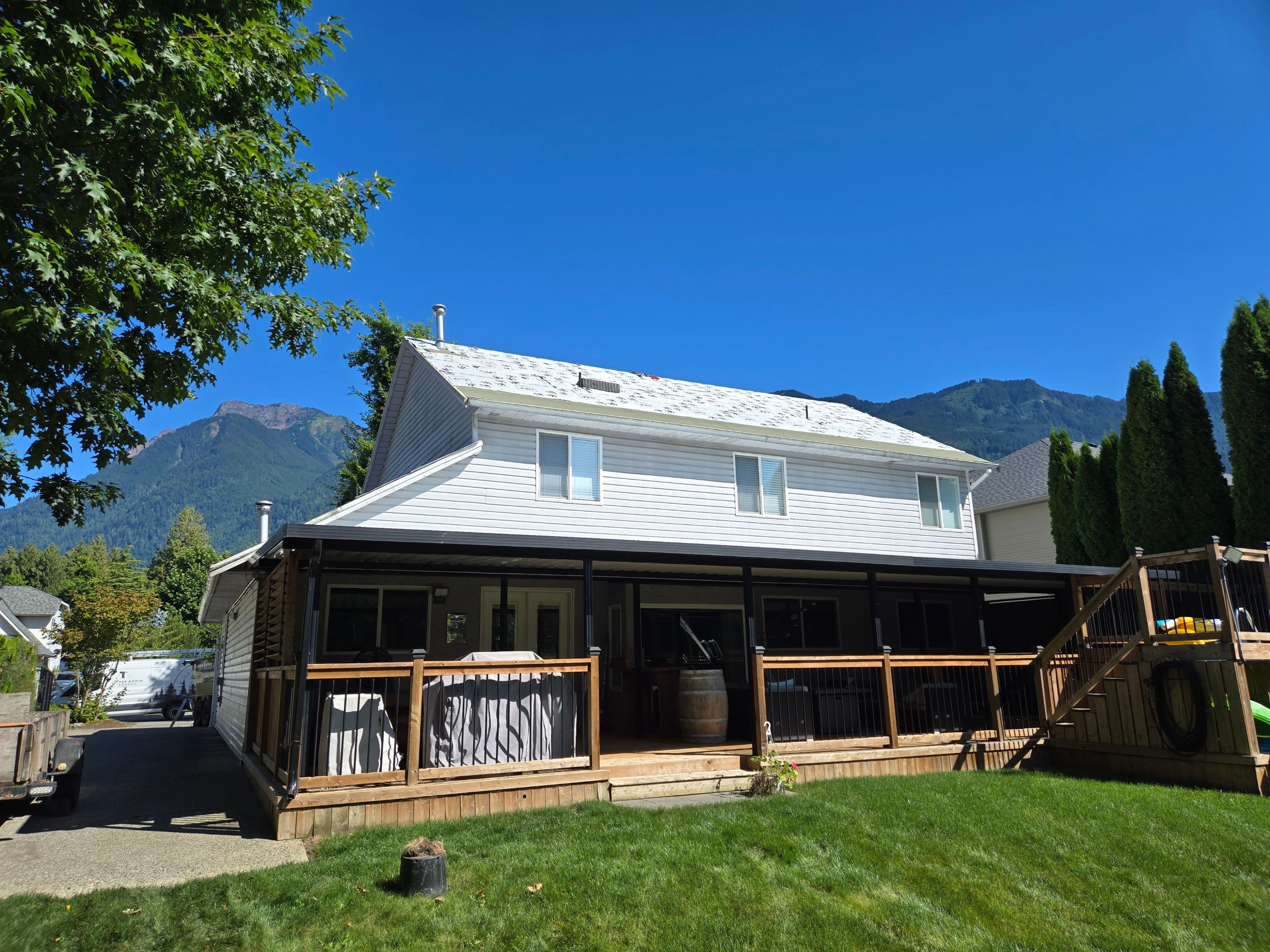 Residential Reroof Shingle -Charcoal by Top Notch Roofing Inc