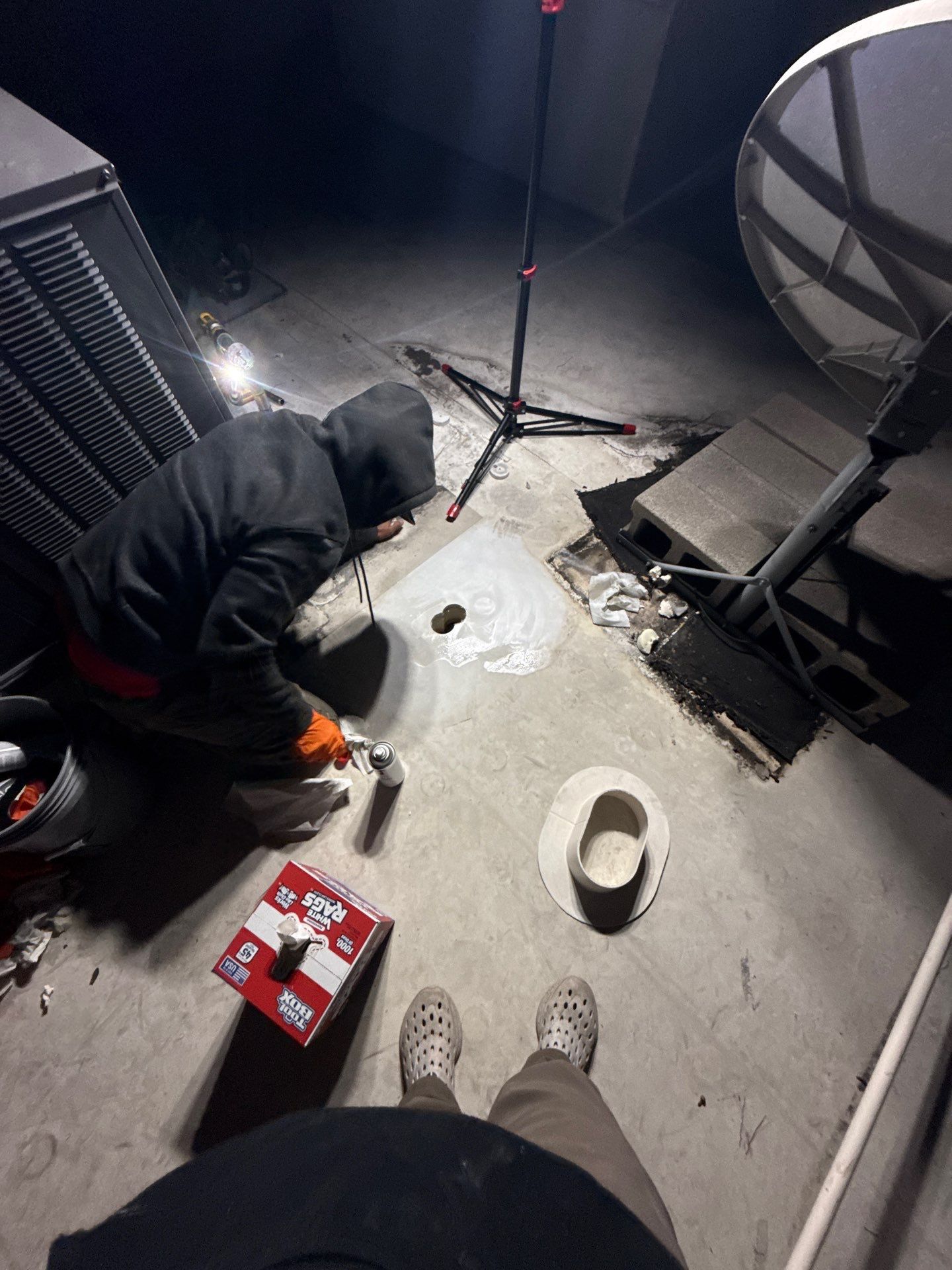 TPO Pitch Pans by First Out Roofing 