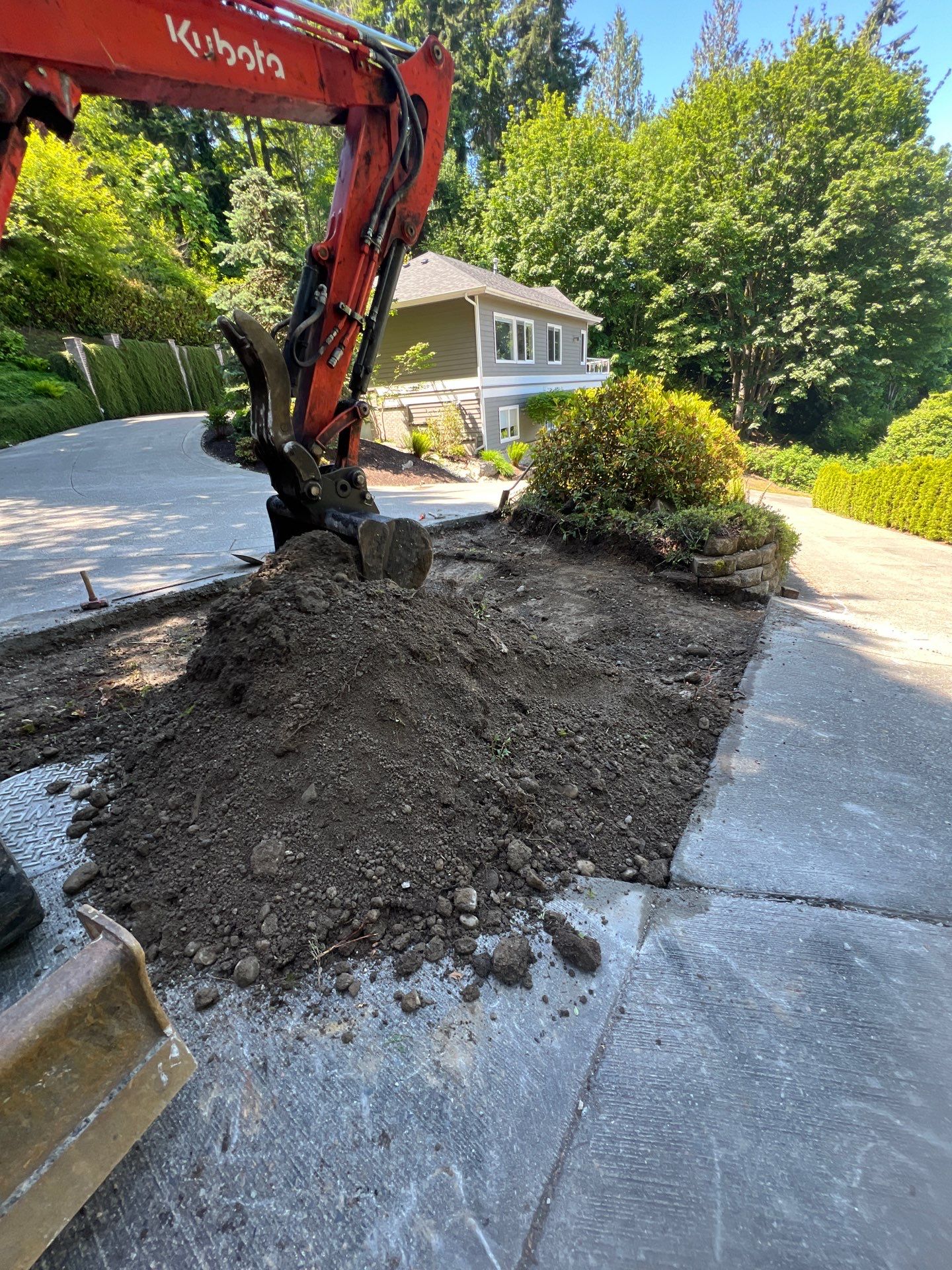 Concrete Driveway Patch Repair | Mukilteo  by Jireh Asphalt & Concrete Inc 