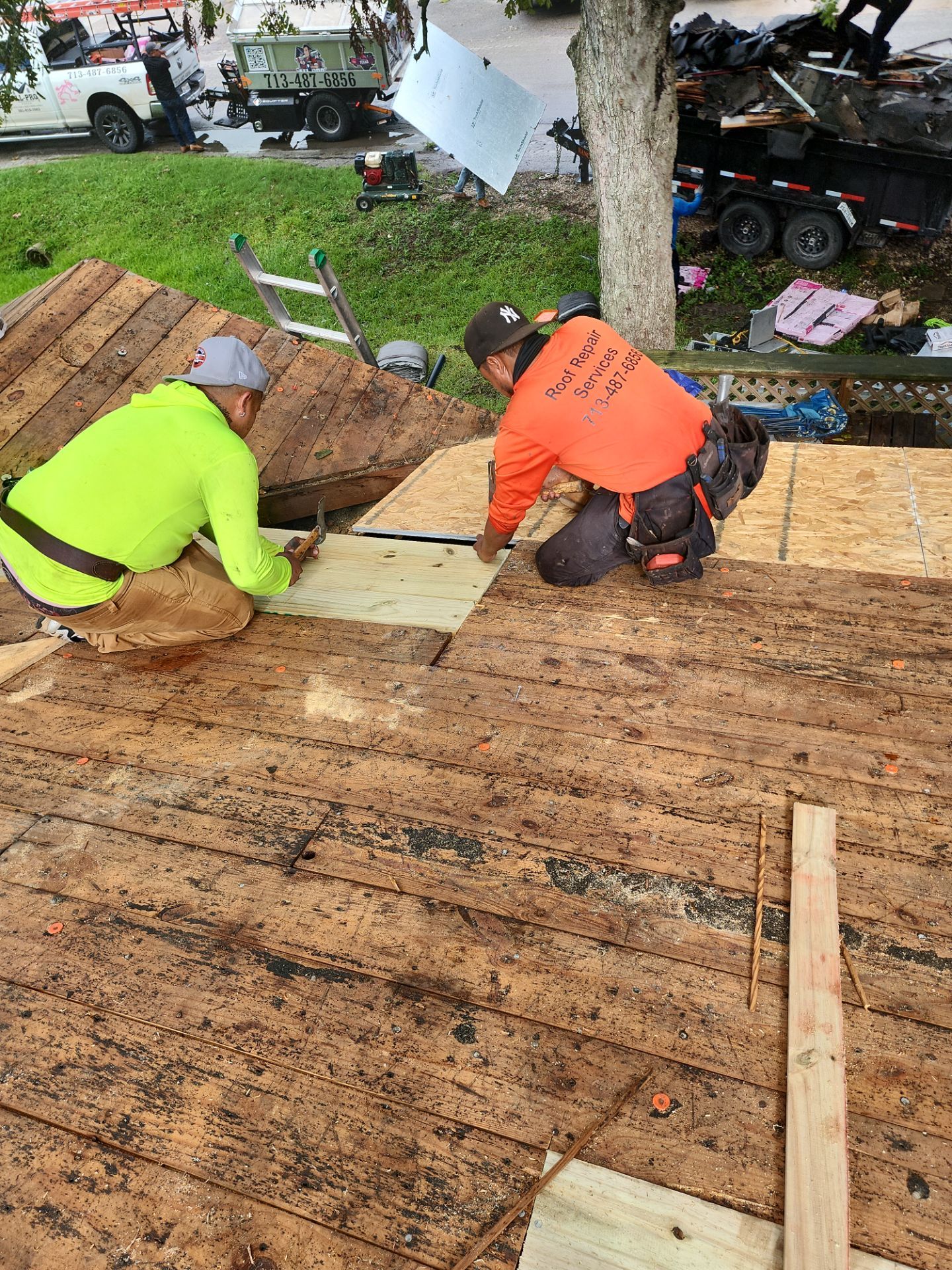 Residential Roofing Installation using Owen's Corning Duration (Lifetime) Shingles by Roof Repair Company