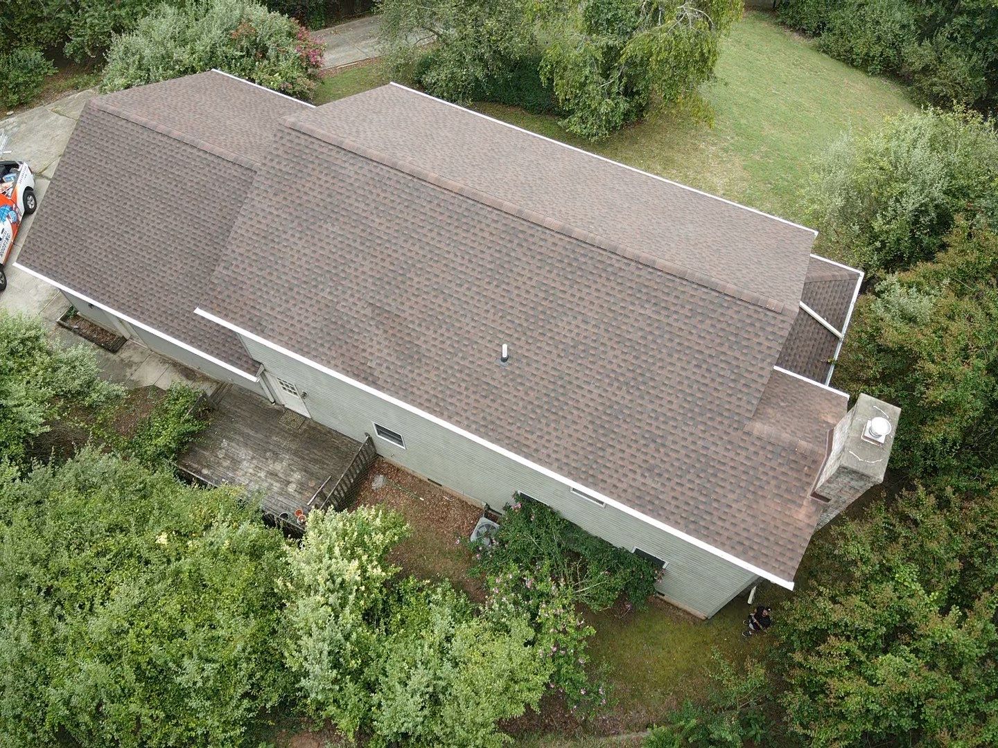 Residential Roofing Installation using GAF TImberline HDZ Hickory by Rainstoppers Roofing